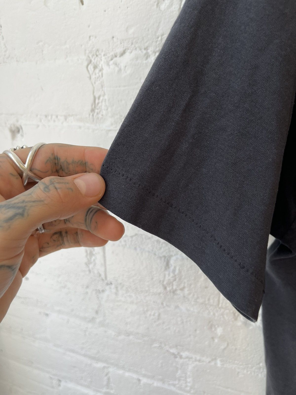 Vintage Vintage 90s PERFECTION Black Single Stitch Shirt XL Size US XL / EU 56 / 4 - 6 Thumbnail