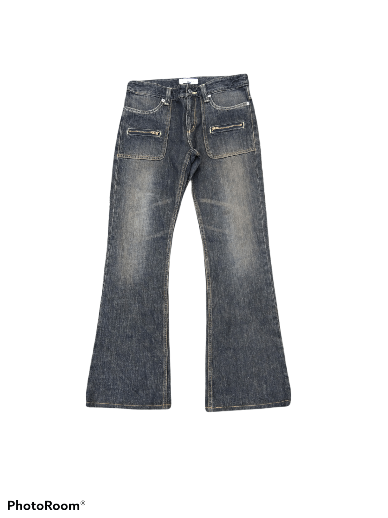 DiSTRESSED FLARE MANICS JAPANESE BUSHPANTS MADE IN JAPAN