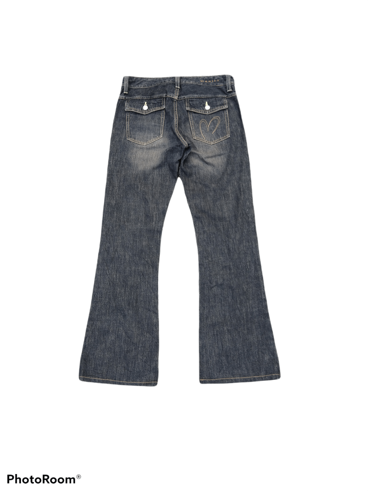 Japanese Brand DiSTRESSED FLARE MANICS JAPANESE BUSHPANTS MADE IN JAPAN Size US 29 - 2 Thumbnail