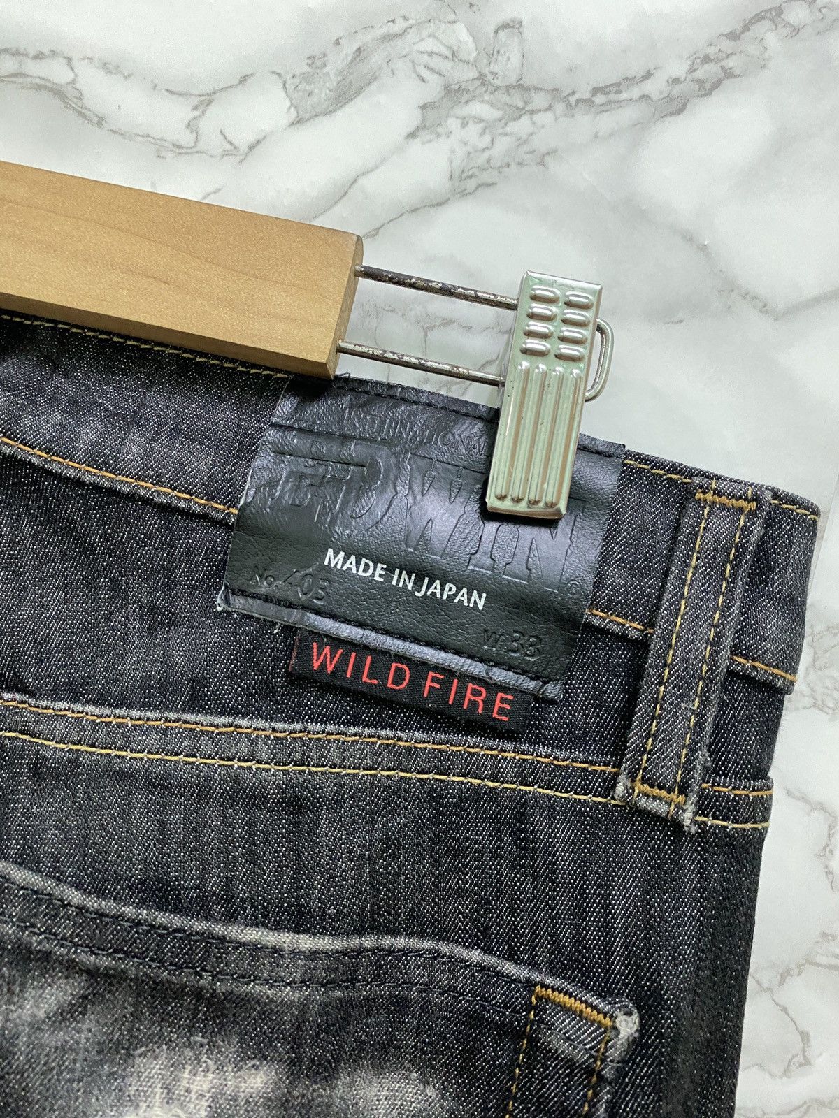Edwin × Japanese Brand 🔥EDWIN WILD FIRE Distressed Denim Jeans Size US 32 / EU 48 - 13 Thumbnail