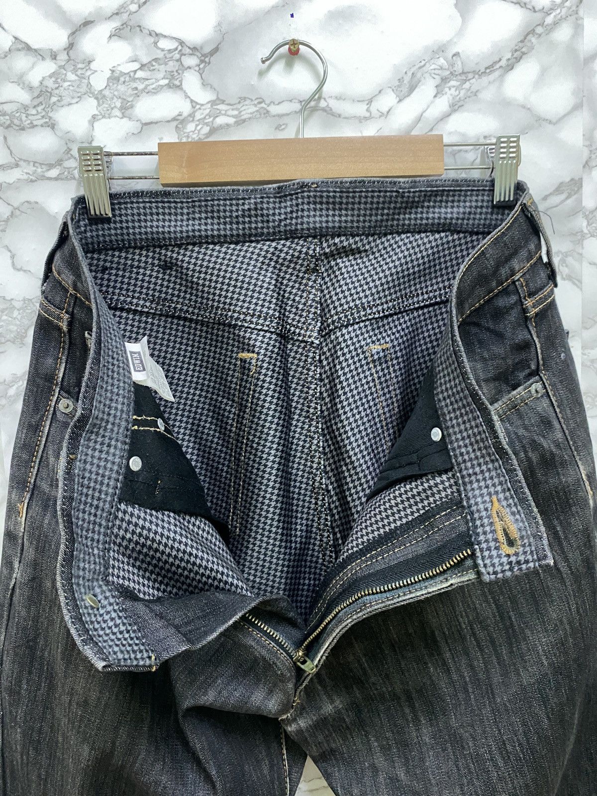 Edwin × Japanese Brand 🔥EDWIN WILD FIRE Distressed Denim Jeans Size US 32 / EU 48 - 22 Thumbnail