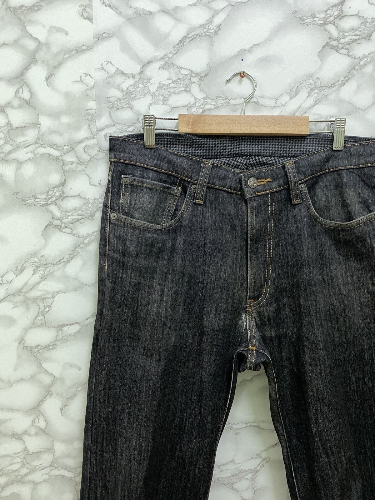 Edwin × Japanese Brand 🔥EDWIN WILD FIRE Distressed Denim Jeans Size US 32 / EU 48 - 4 Thumbnail