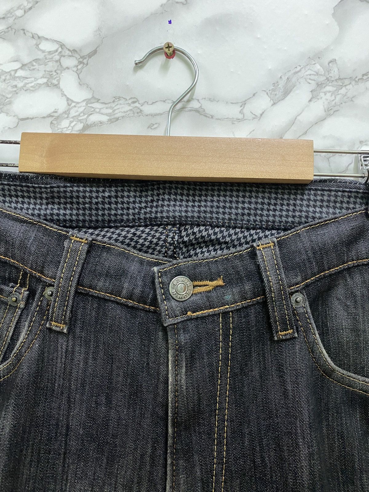 Edwin × Japanese Brand 🔥EDWIN WILD FIRE Distressed Denim Jeans Size US 32 / EU 48 - 7 Thumbnail