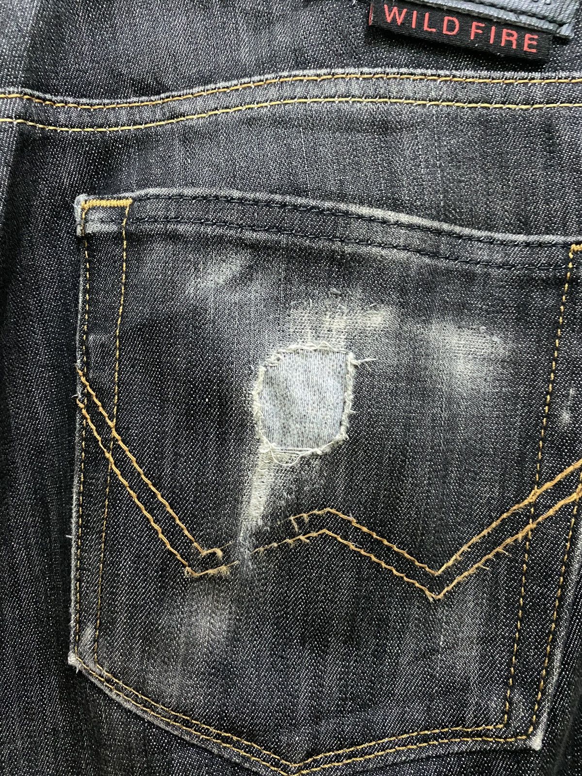 Edwin × Japanese Brand 🔥EDWIN WILD FIRE Distressed Denim Jeans Size US 32 / EU 48 - 15 Thumbnail