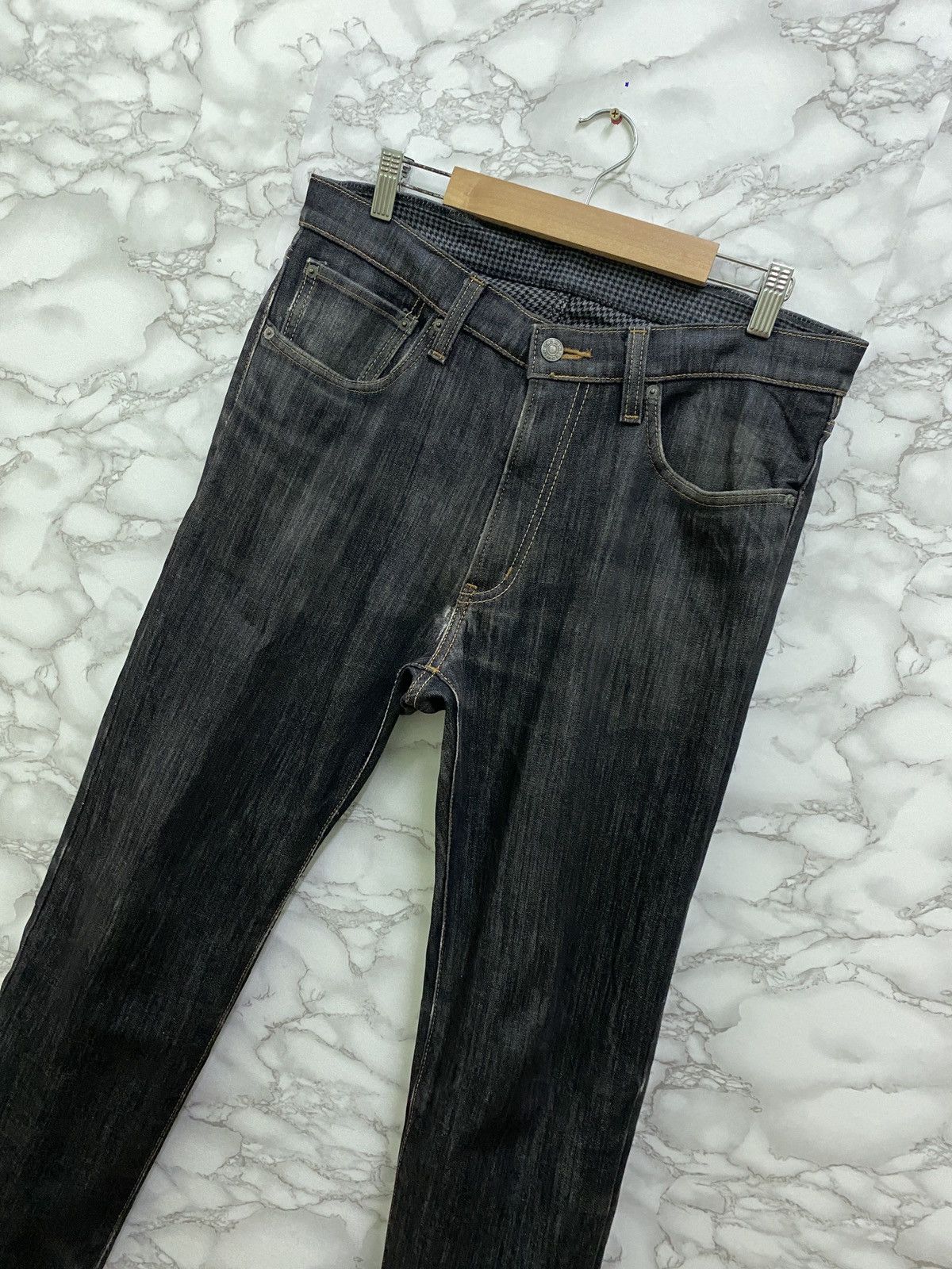 Edwin × Japanese Brand 🔥EDWIN WILD FIRE Distressed Denim Jeans Size US 32 / EU 48 - 9 Thumbnail