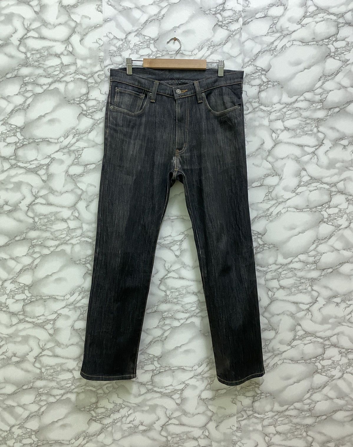 Edwin × Japanese Brand 🔥EDWIN WILD FIRE Distressed Denim Jeans Size US 32 / EU 48 - 1 Thumbnail