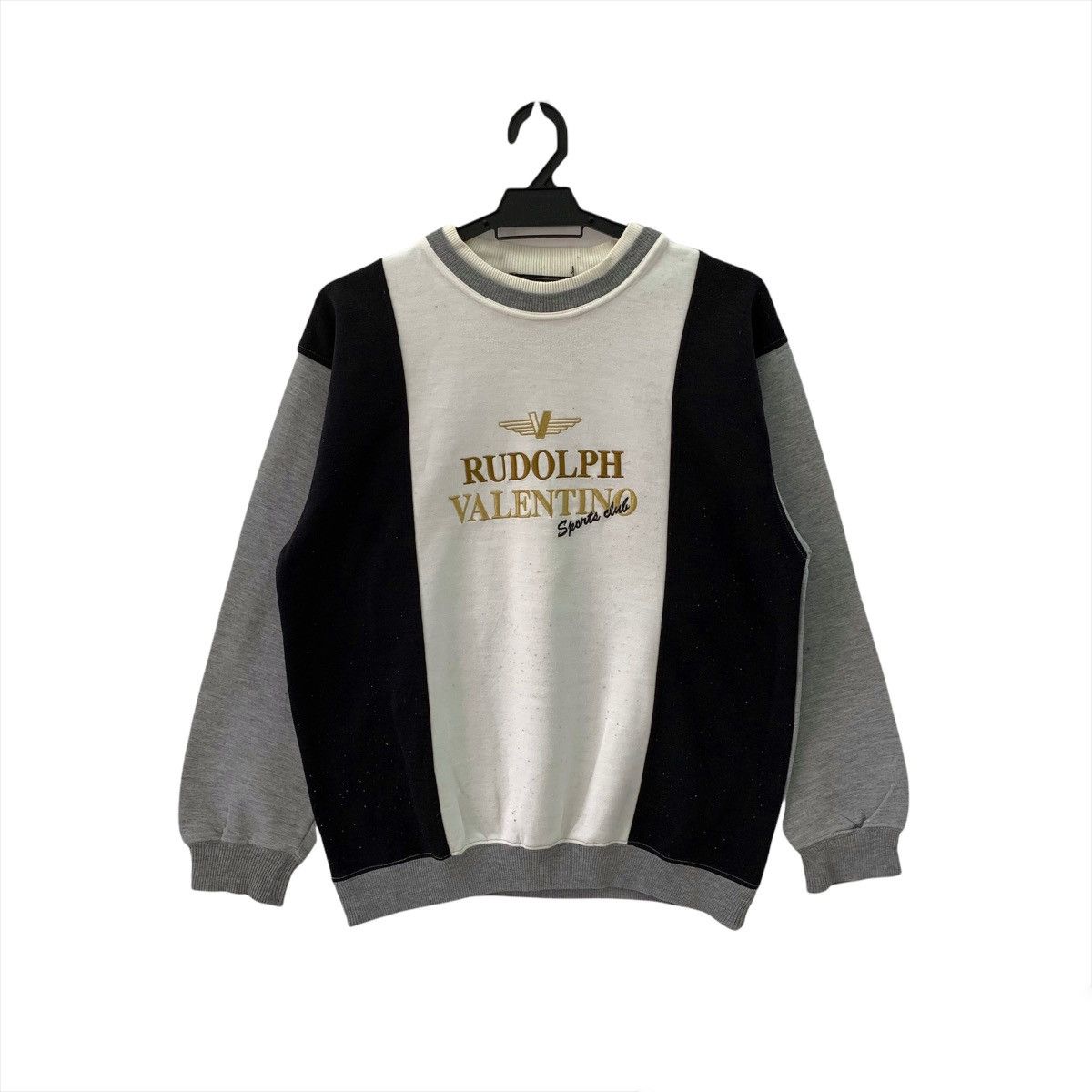 Valentino × Vintage Vintage Rudolph Valentino Pullover Sweatshirt Size US M / EU 48-50 / 2 - 1 Thumbnail