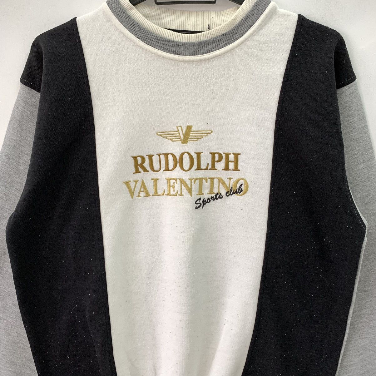 Valentino × Vintage Vintage Rudolph Valentino Pullover Sweatshirt Size US M / EU 48-50 / 2 - 2 Thumbnail