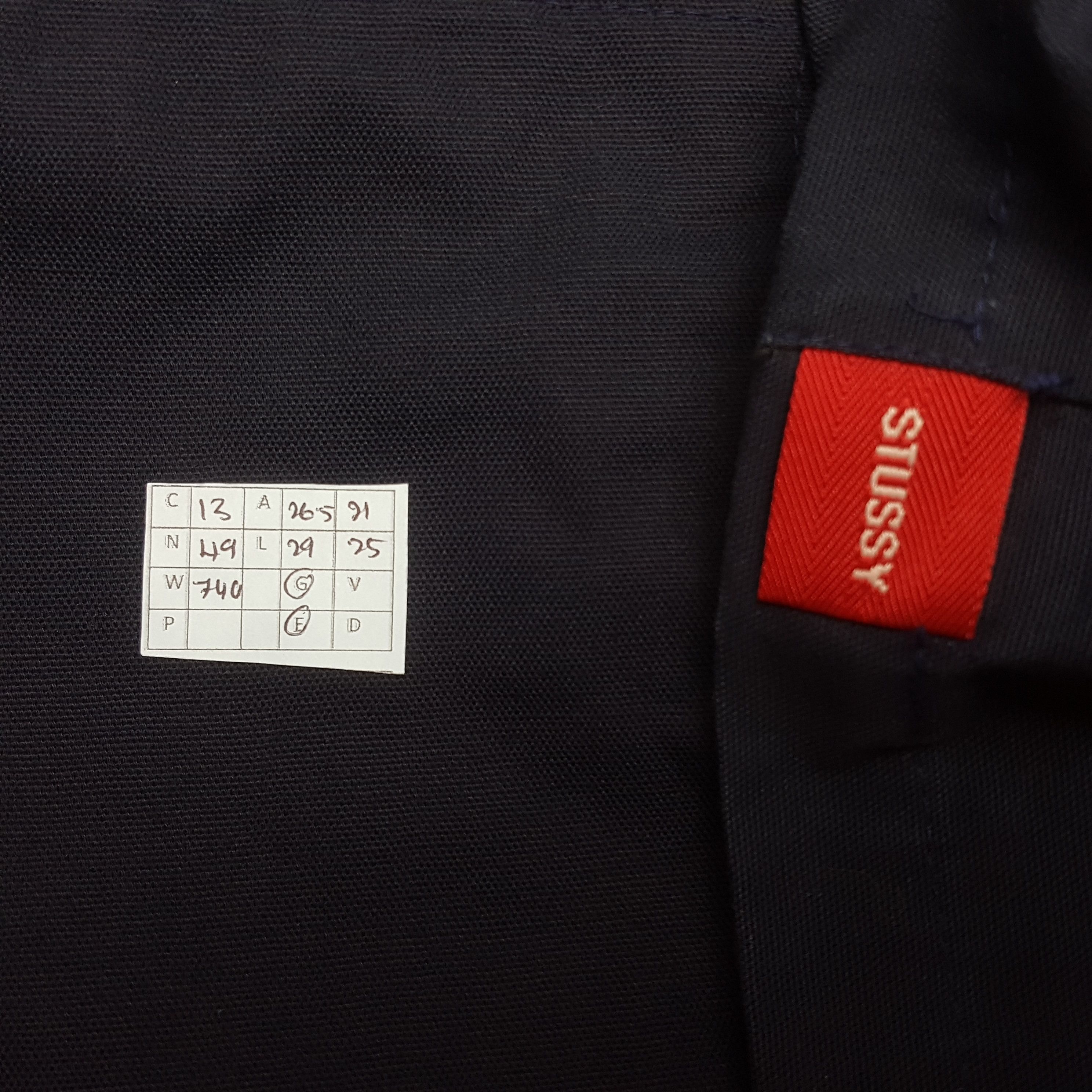 Stussy × Vintage Vintage Stussy Custom Big Logo Worker Jacket Size US XL / EU 56 / 4 - 8 Thumbnail