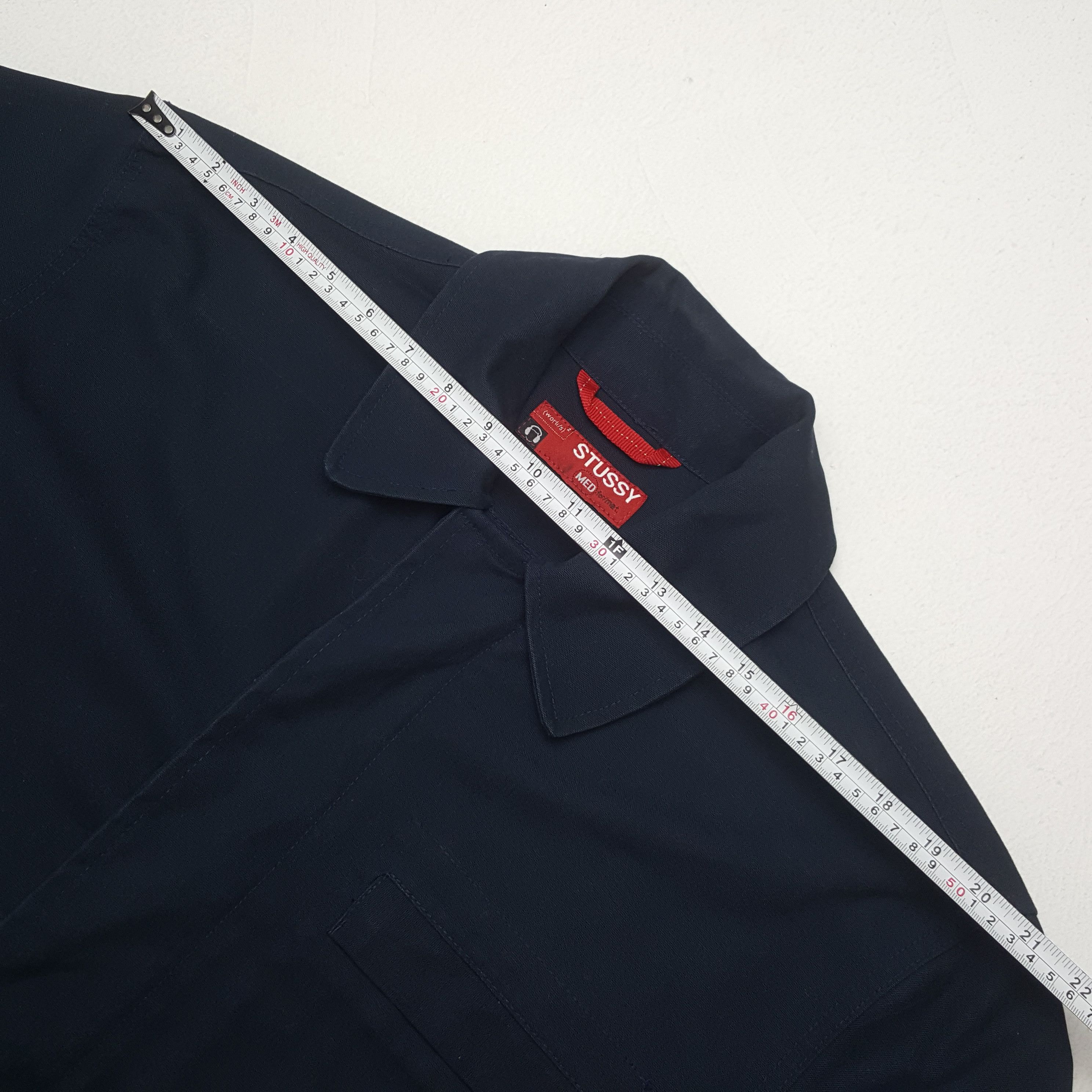 Stussy × Vintage Vintage Stussy Custom Big Logo Worker Jacket Size US XL / EU 56 / 4 - 6 Thumbnail
