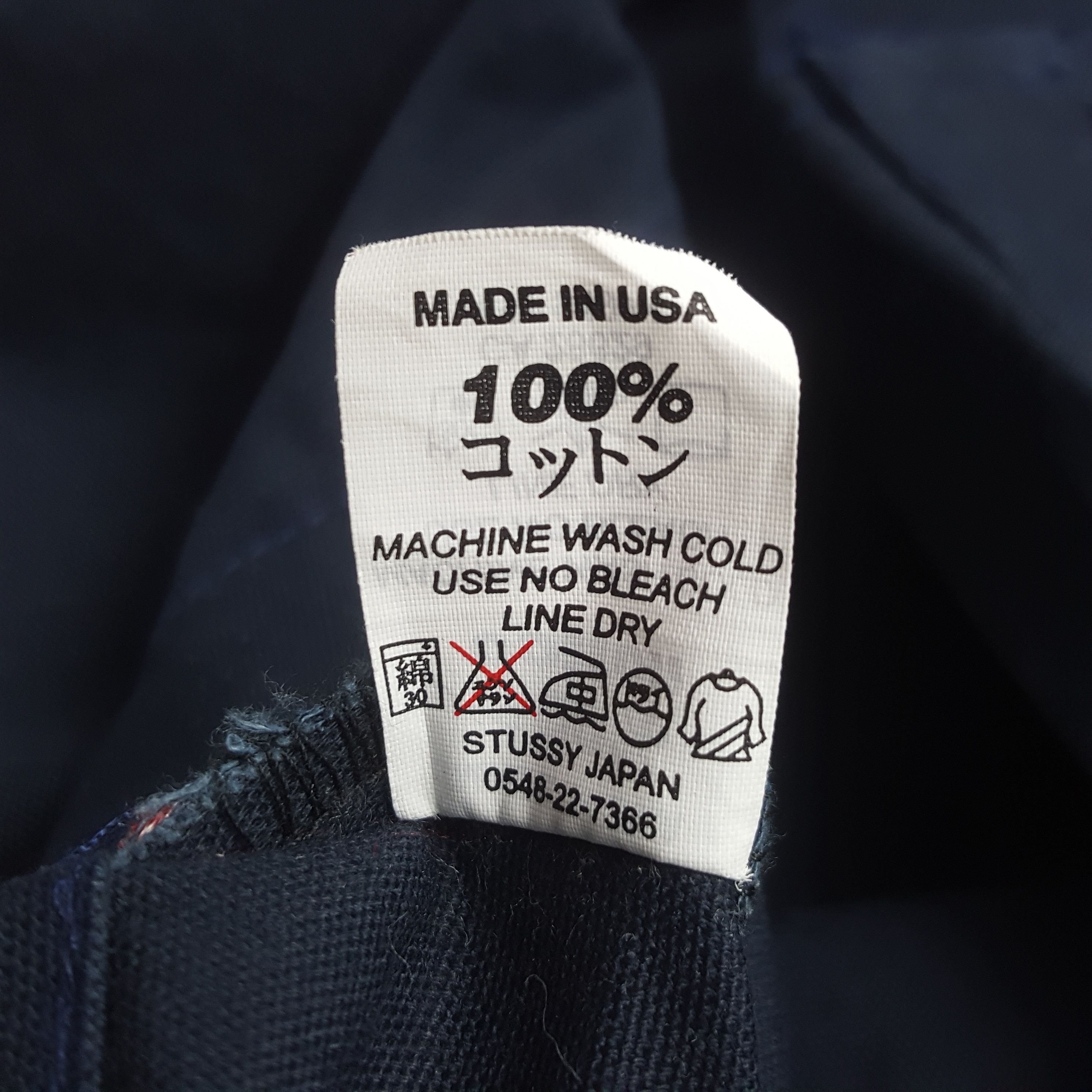 Stussy × Vintage Vintage Stussy Custom Big Logo Worker Jacket Size US XL / EU 56 / 4 - 9 Thumbnail