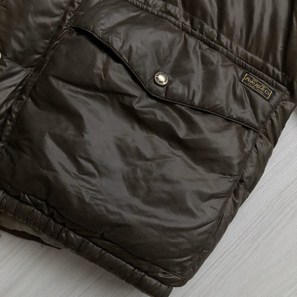 Polo Ralph Lauren × Vintage vintage down jacket POLO RALPH LAUREN Size US XL / EU 56 / 4 - 4 Thumbnail