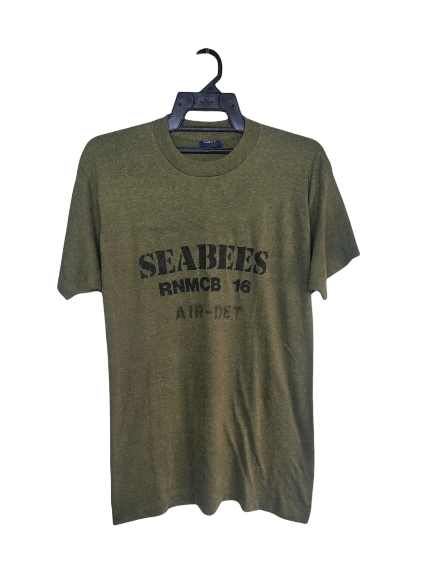 Vintage Vintage 80's seabees us navy shirt Size US M / EU 48-50 / 2 - 1 Thumbnail