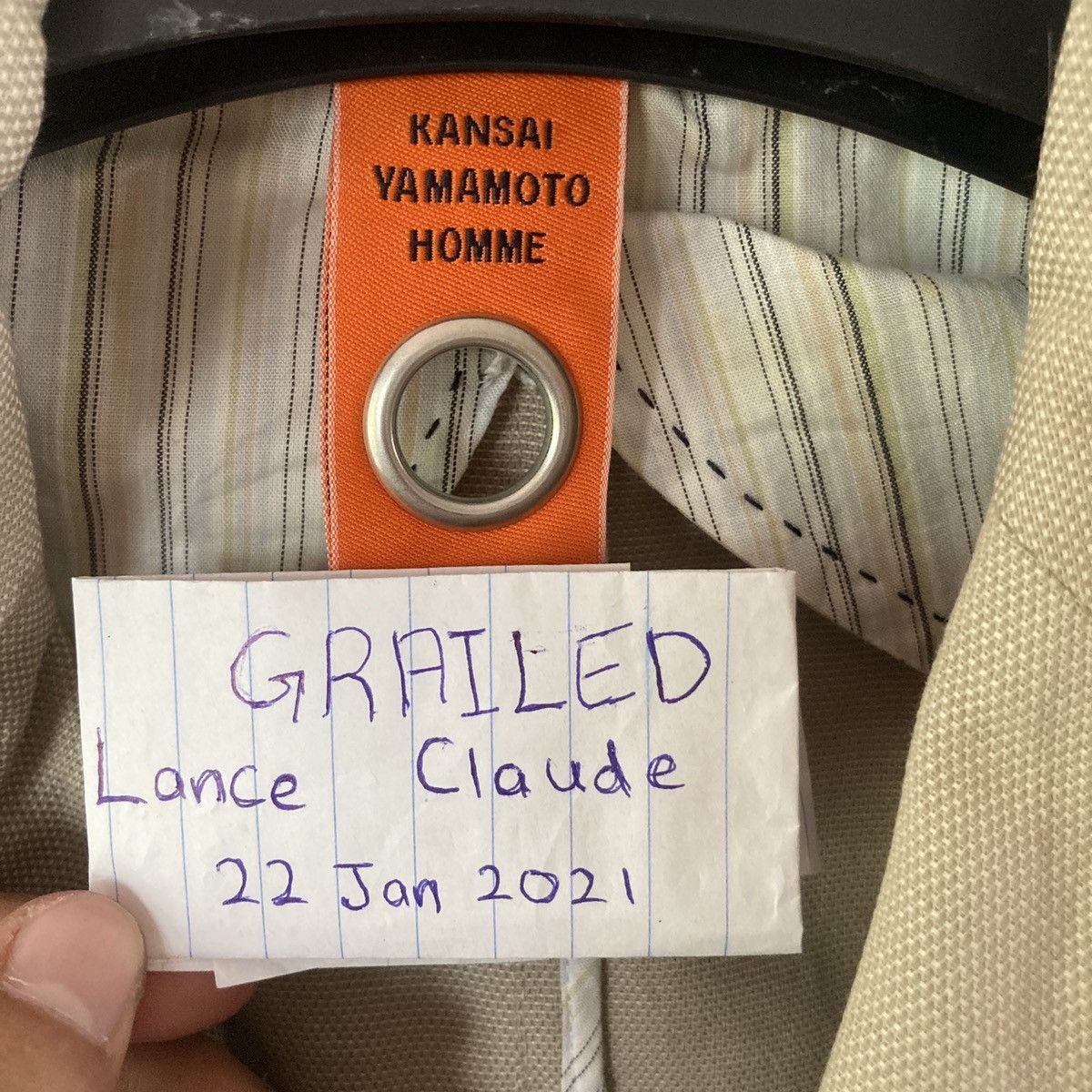 Japanese Brand 🔥LAST PRICE🔥 Kansai Yamamoto Homme Core Jacket Size US L / EU 52-54 / 3 - 14 Thumbnail