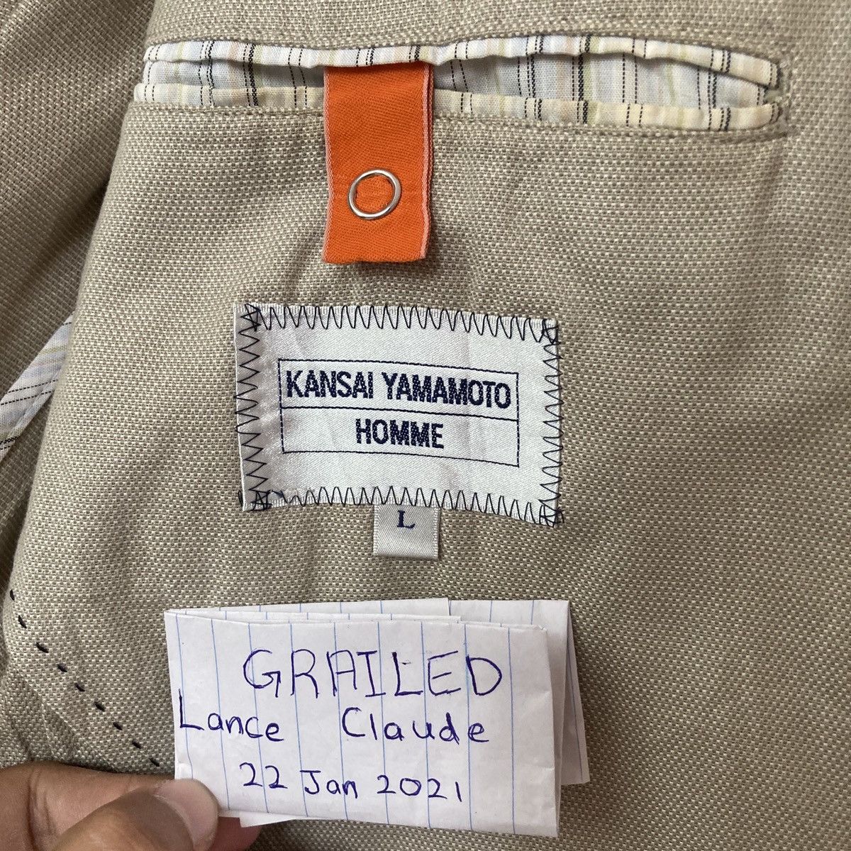 Japanese Brand 🔥LAST PRICE🔥 Kansai Yamamoto Homme Core Jacket Size US L / EU 52-54 / 3 - 13 Thumbnail