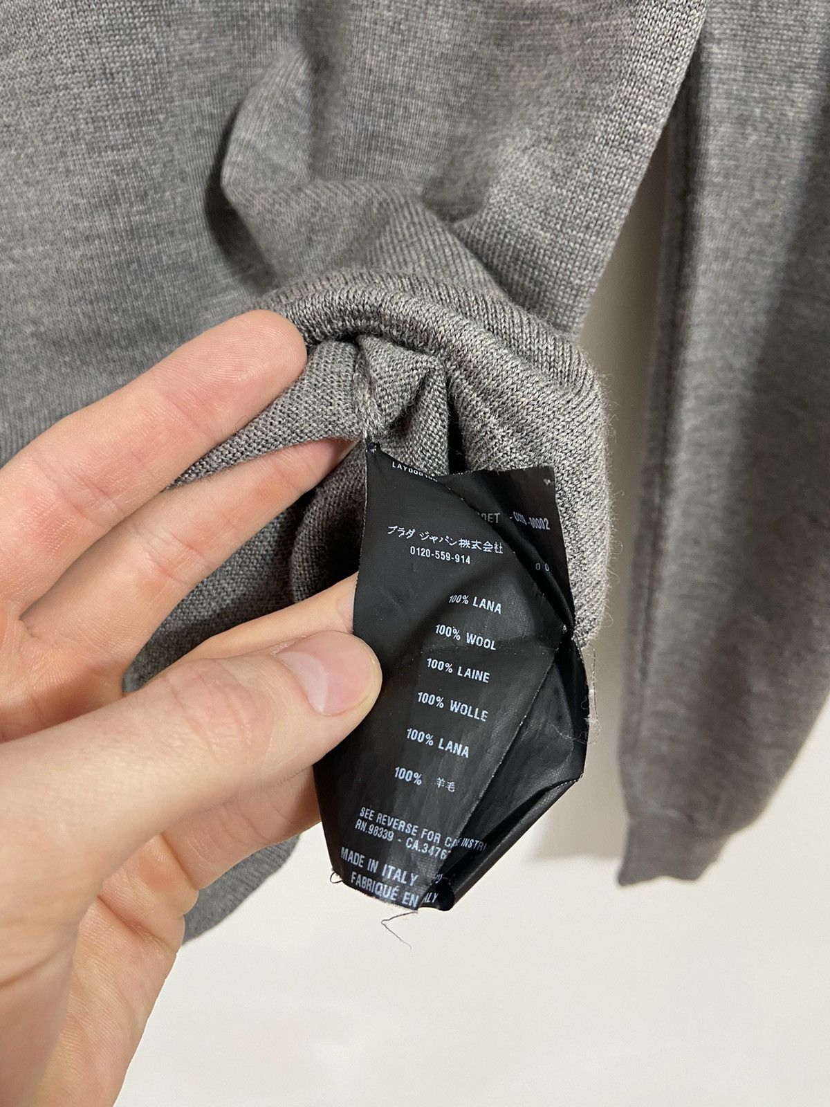 Prada Prada sweatshirt Luxury Size US L / EU 52-54 / 3 - 14 Thumbnail