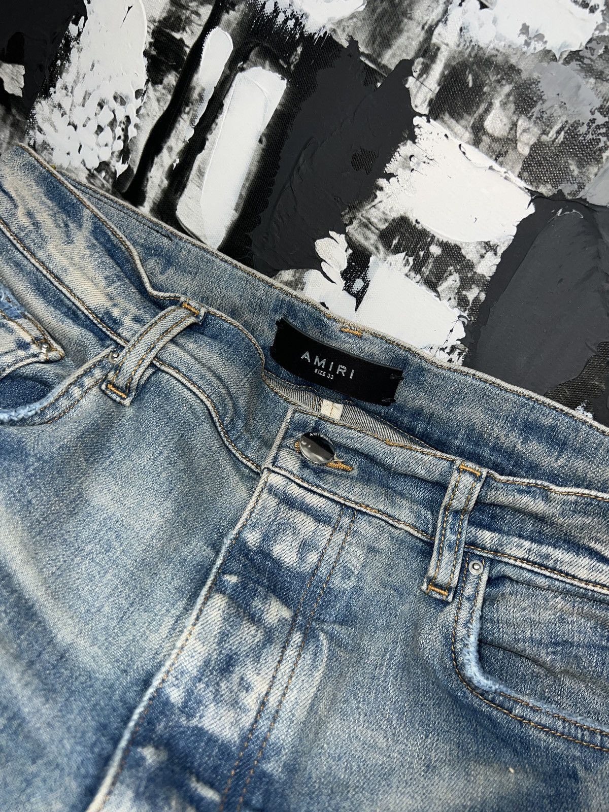 Amiri Amiri Bandana star patch jeans Size US 33 - 5 Thumbnail
