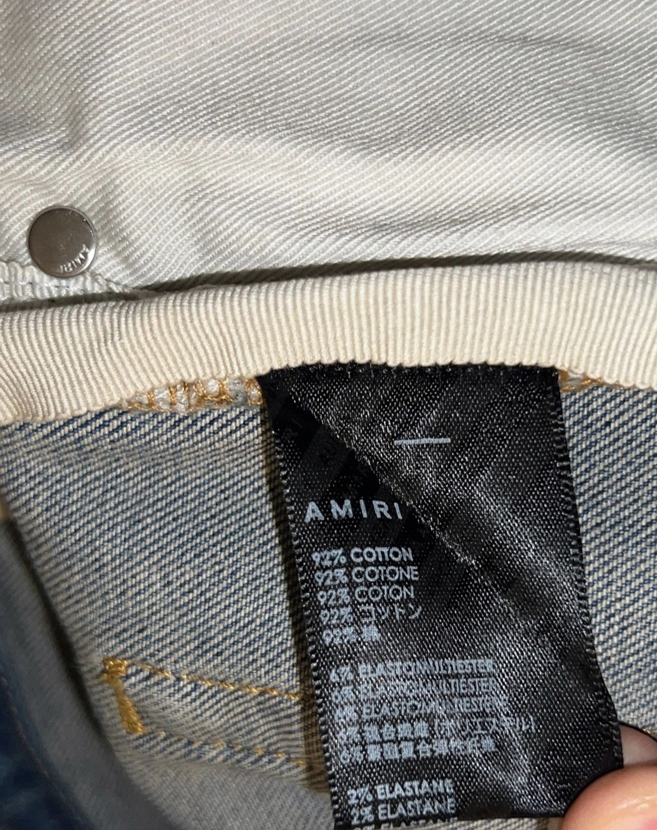 Amiri Amiri Bandana star patch jeans Size US 33 - 6 Thumbnail