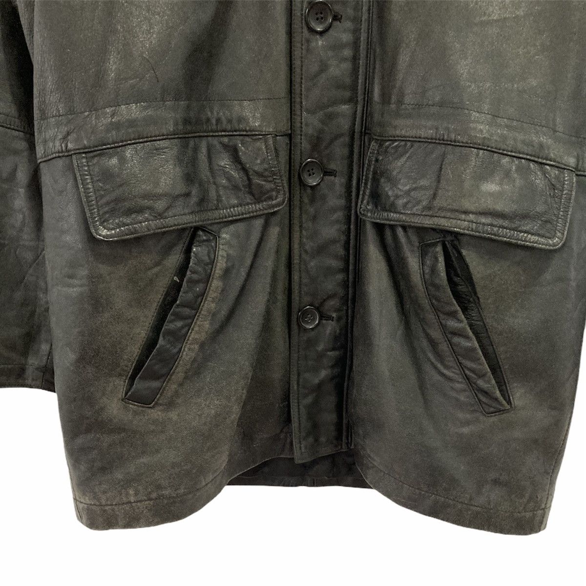 Other Dopio Italian Taste Leather Wear Long Jacket Size US S / EU 44-46 / 1 - 5 Thumbnail
