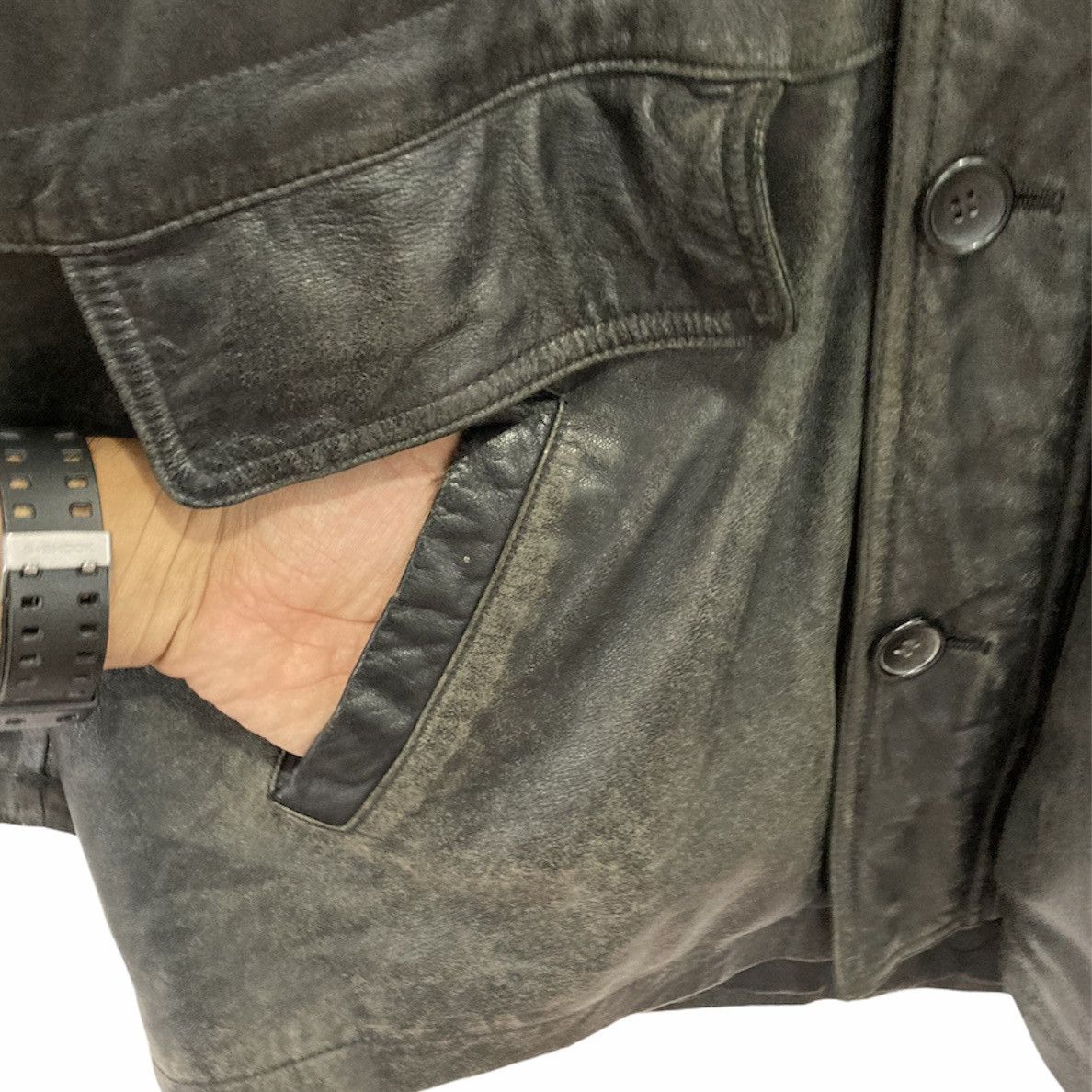 Other Dopio Italian Taste Leather Wear Long Jacket Size US S / EU 44-46 / 1 - 6 Thumbnail