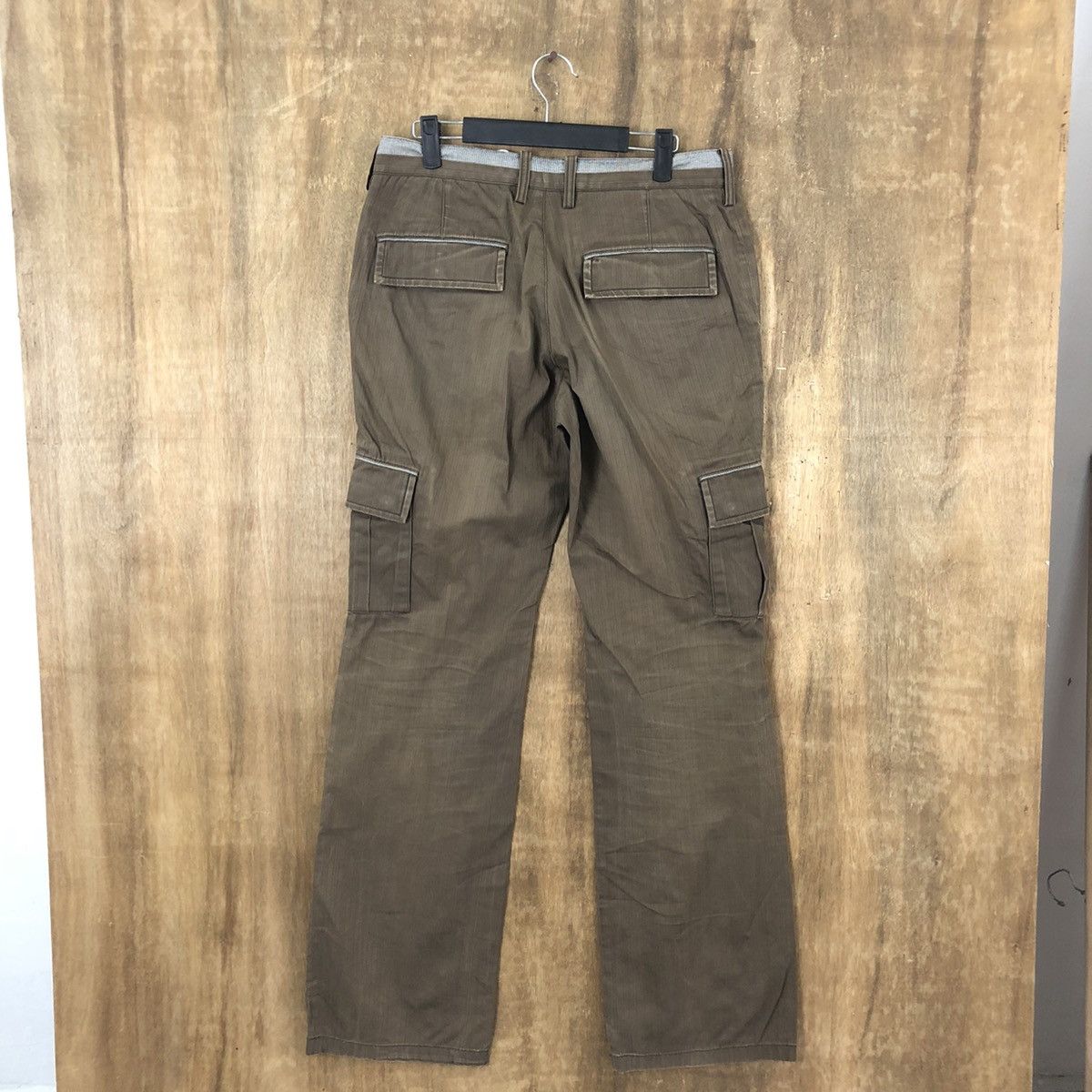 ABAHOUSE × Japanese Brand DLL AbaHouse Brown multipocket tactical cargo pants #090 Size US 31 - 8 Thumbnail