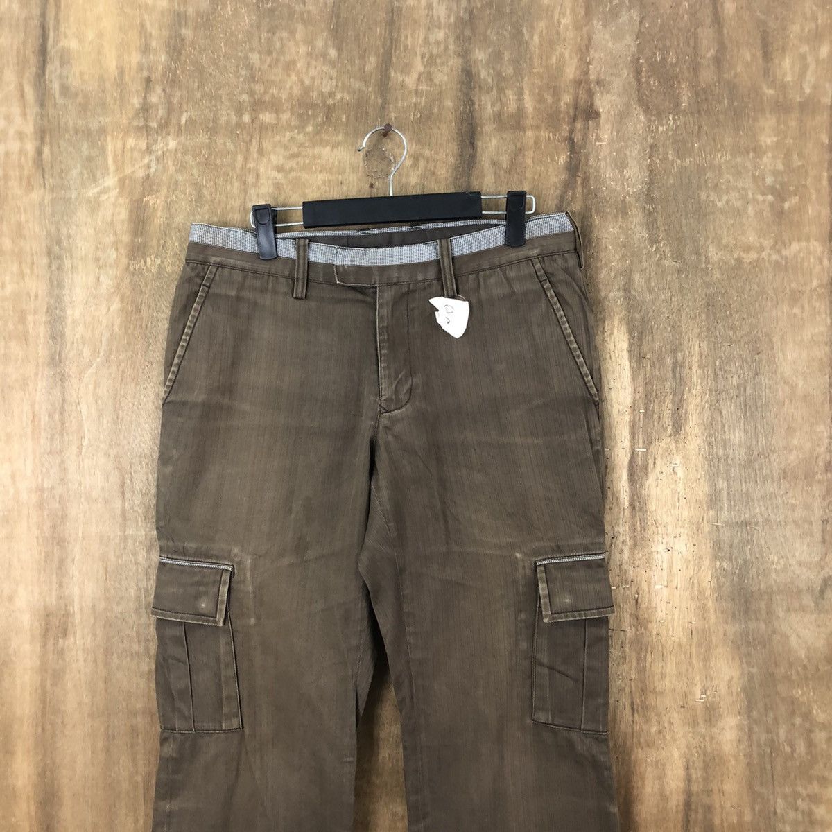 ABAHOUSE × Japanese Brand DLL AbaHouse Brown multipocket tactical cargo pants #090 Size US 31 - 2 Thumbnail