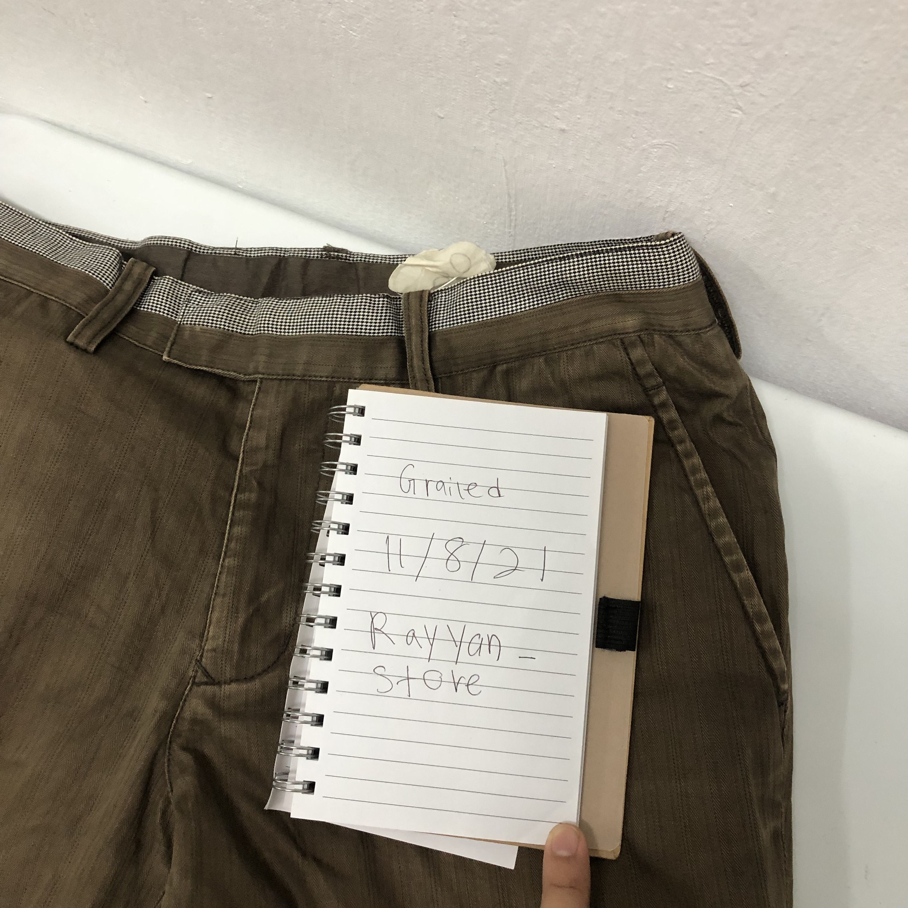 ABAHOUSE × Japanese Brand DLL AbaHouse Brown multipocket tactical cargo pants #090 Size US 31 - 14 Thumbnail