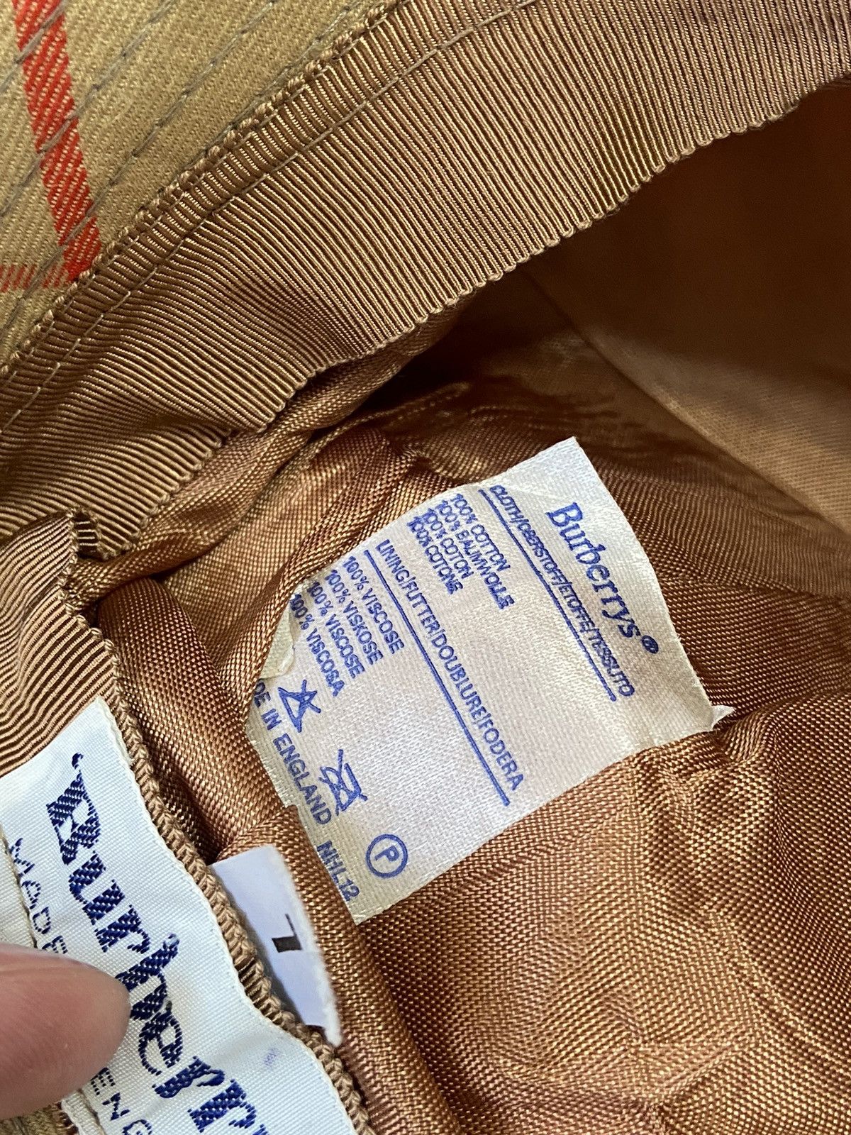 Burberry Burberrys Vintage Panama Cap Size ONE SIZE - 10 Thumbnail