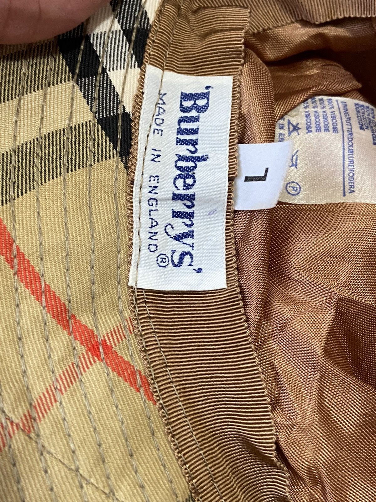 Burberry Burberrys Vintage Panama Cap Size ONE SIZE - 11 Thumbnail