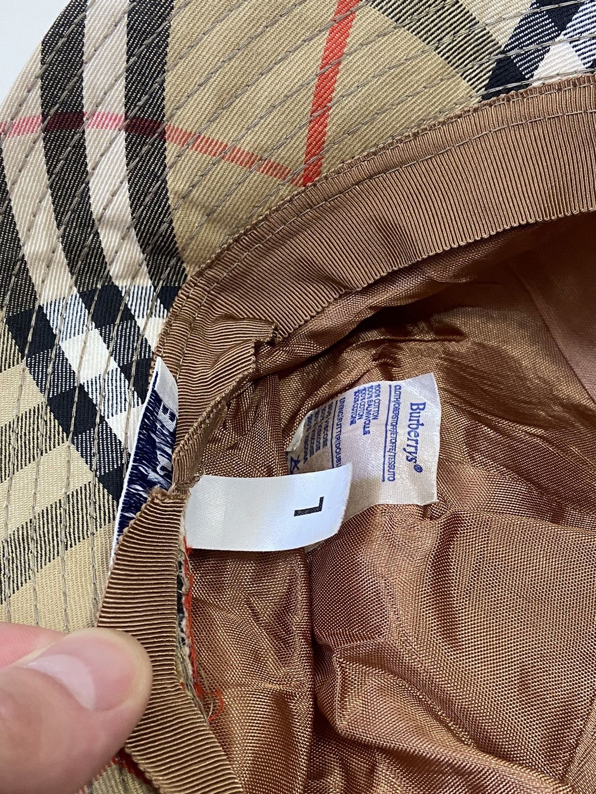 Burberry Burberrys Vintage Panama Cap Size ONE SIZE - 12 Thumbnail