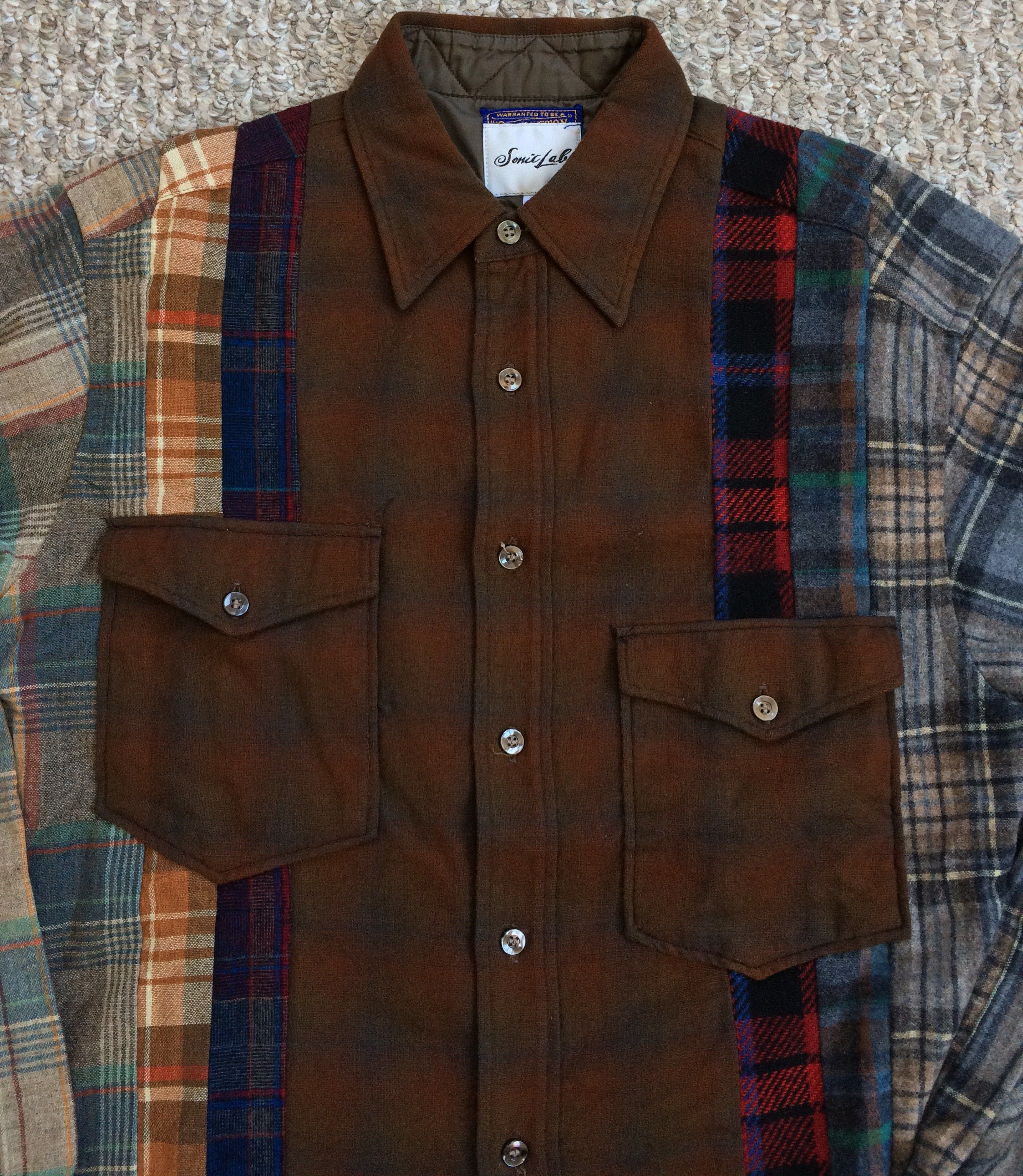 Needles Early 7 Cut Rebuild Wool Flannel! Size US S / EU 44-46 / 1 - 2 Thumbnail