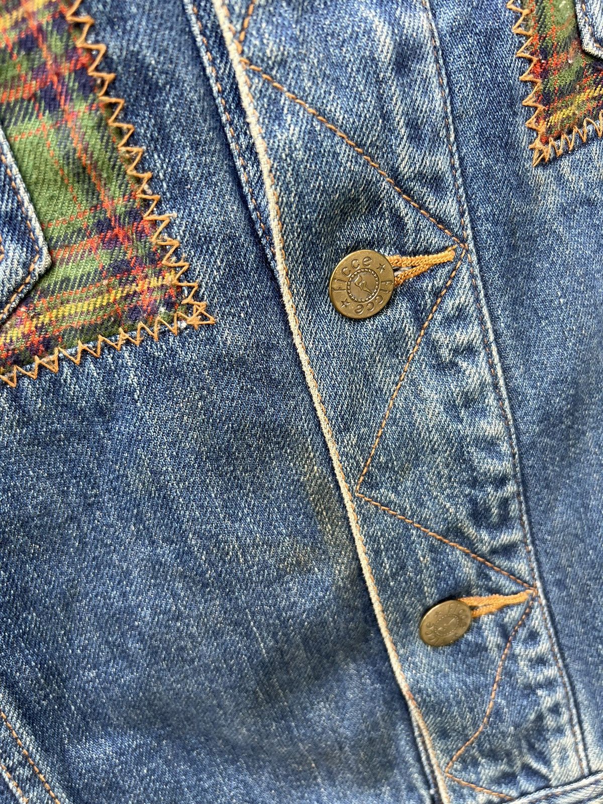 Yoshiyuki Konishi VTG FICCE Yoshiyuki Konishi Patchwork Denim Dirty Jacket Size US XL / EU 56 / 4 - 12 Thumbnail