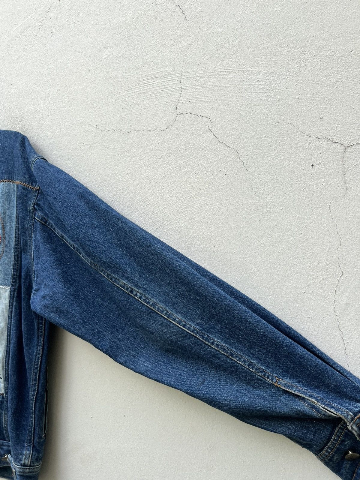 Yoshiyuki Konishi VTG FICCE Yoshiyuki Konishi Patchwork Denim Dirty Jacket Size US XL / EU 56 / 4 - 20 Thumbnail