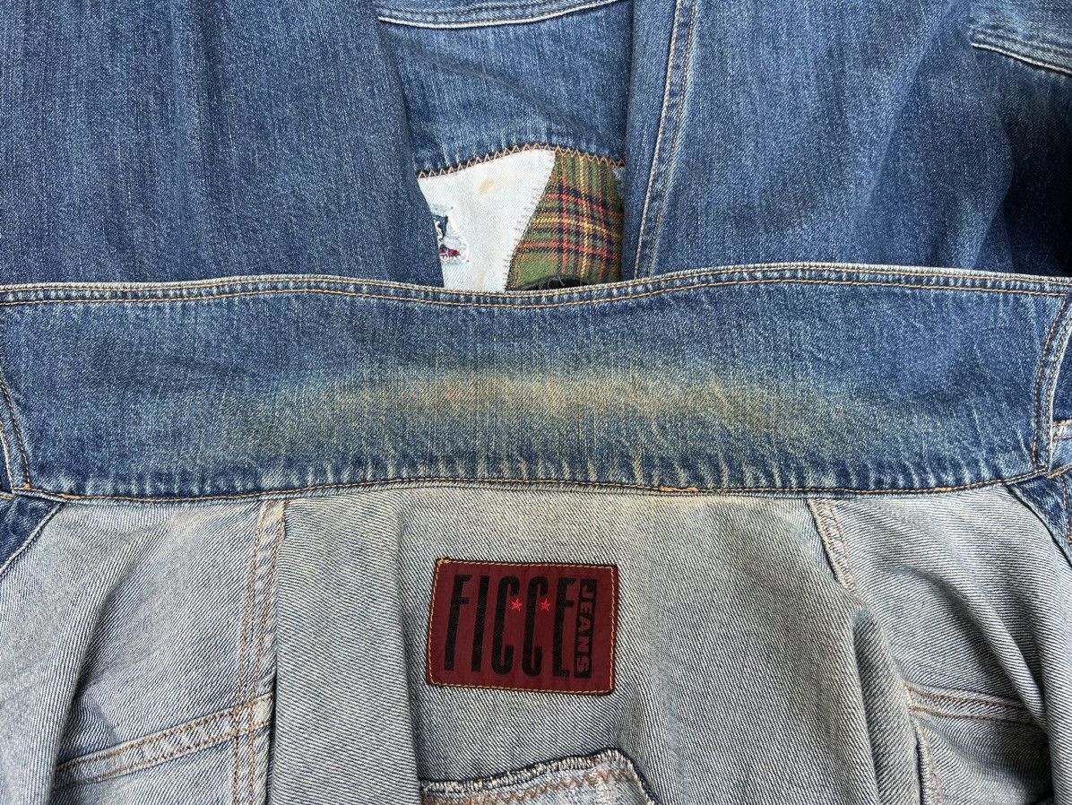 Yoshiyuki Konishi VTG FICCE Yoshiyuki Konishi Patchwork Denim Dirty Jacket Size US XL / EU 56 / 4 - 24 Thumbnail