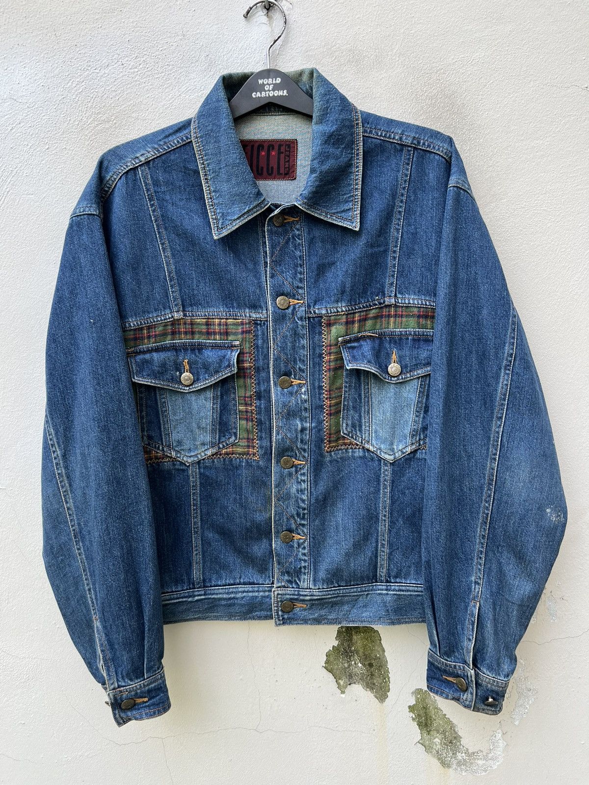Yoshiyuki Konishi VTG FICCE Yoshiyuki Konishi Patchwork Denim Dirty Jacket Size US XL / EU 56 / 4 - 6 Thumbnail