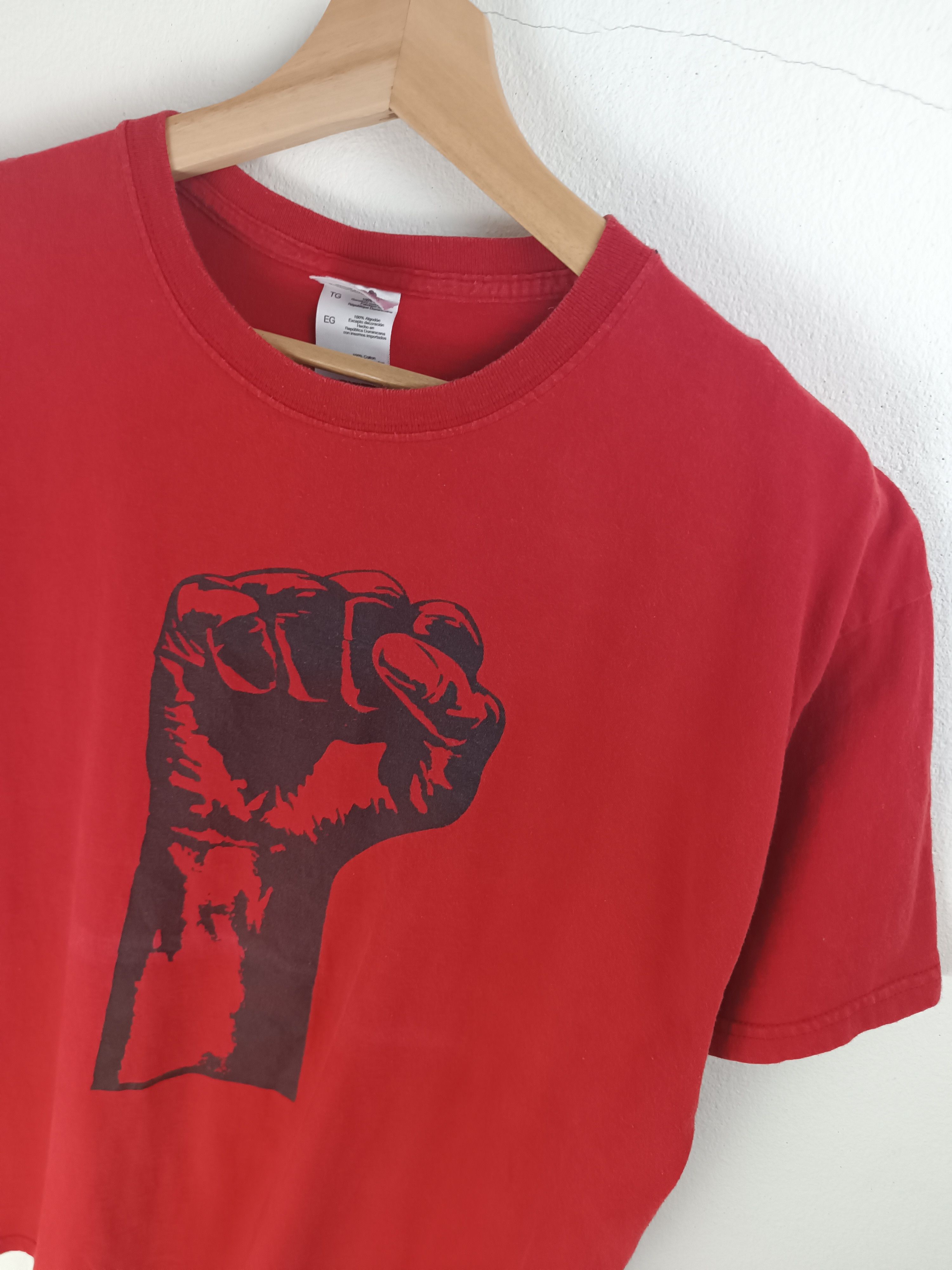 Band Tees VINTAGE PEOPLE POWER LOGO TEE (rage lennon blm) Size US XL / EU 56 / 4 - 7 Thumbnail