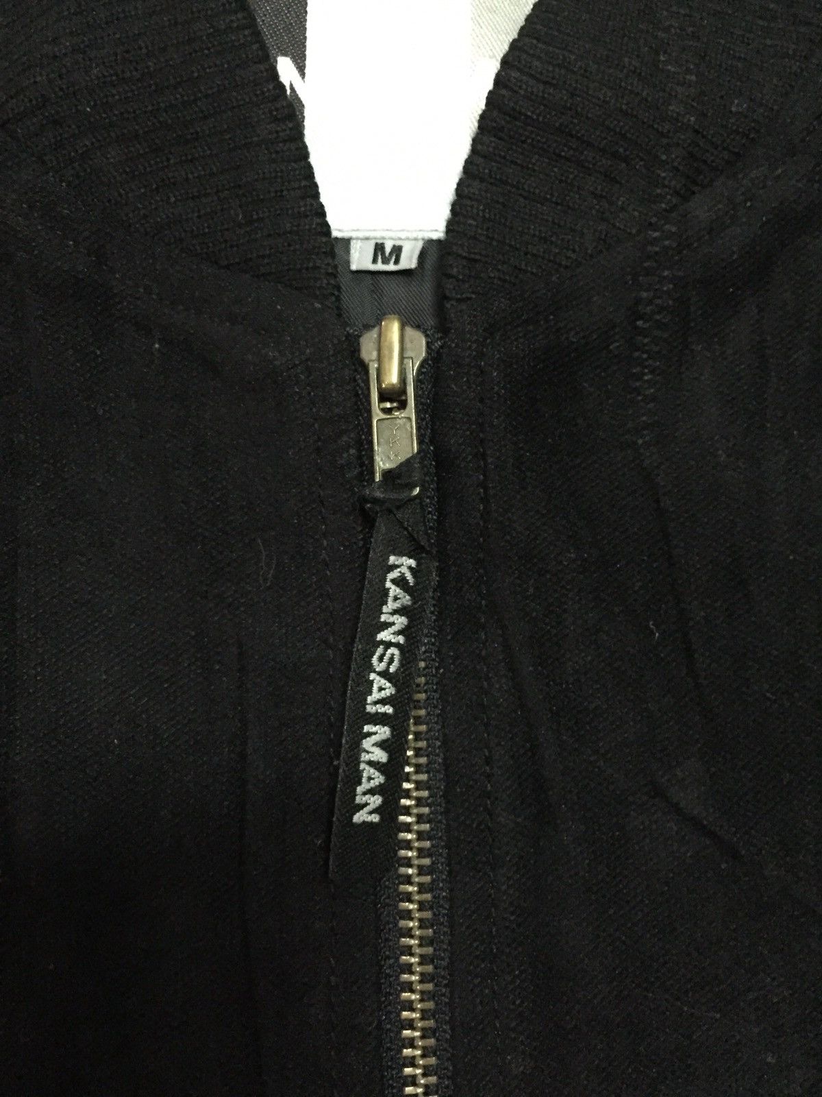 Kansai Yamamoto Vintage Embroidered KANSAI On Sleeve Zipper Jacket Size US M / EU 48-50 / 2 - 6 Thumbnail