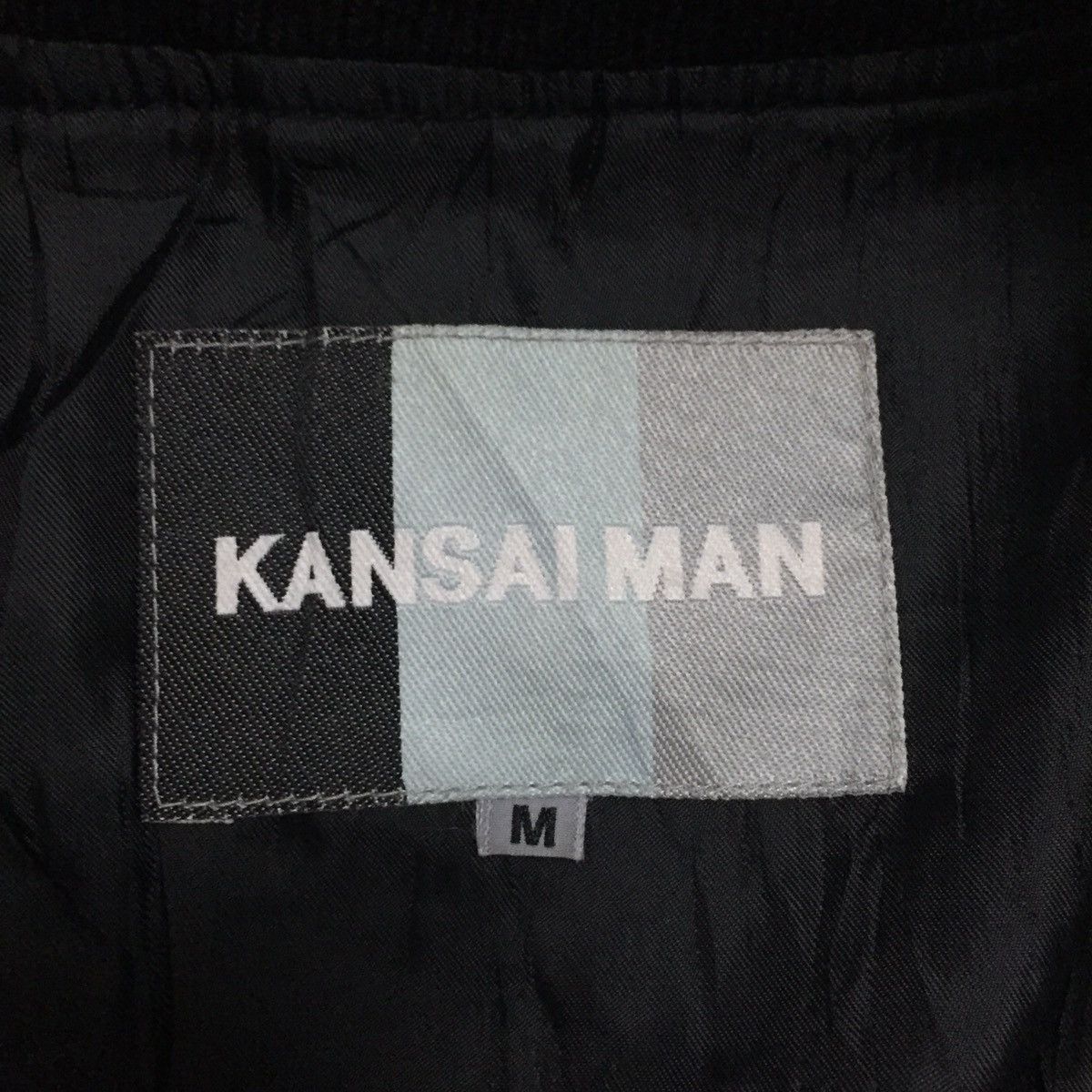 Kansai Yamamoto Vintage Embroidered KANSAI On Sleeve Zipper Jacket Size US M / EU 48-50 / 2 - 12 Thumbnail