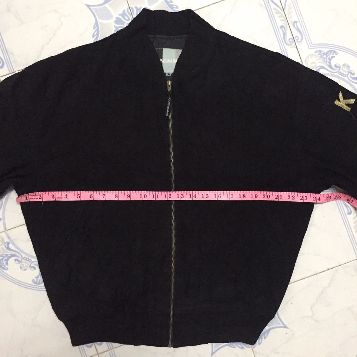 Kansai Yamamoto Vintage Embroidered KANSAI On Sleeve Zipper Jacket Size US M / EU 48-50 / 2 - 15 Thumbnail