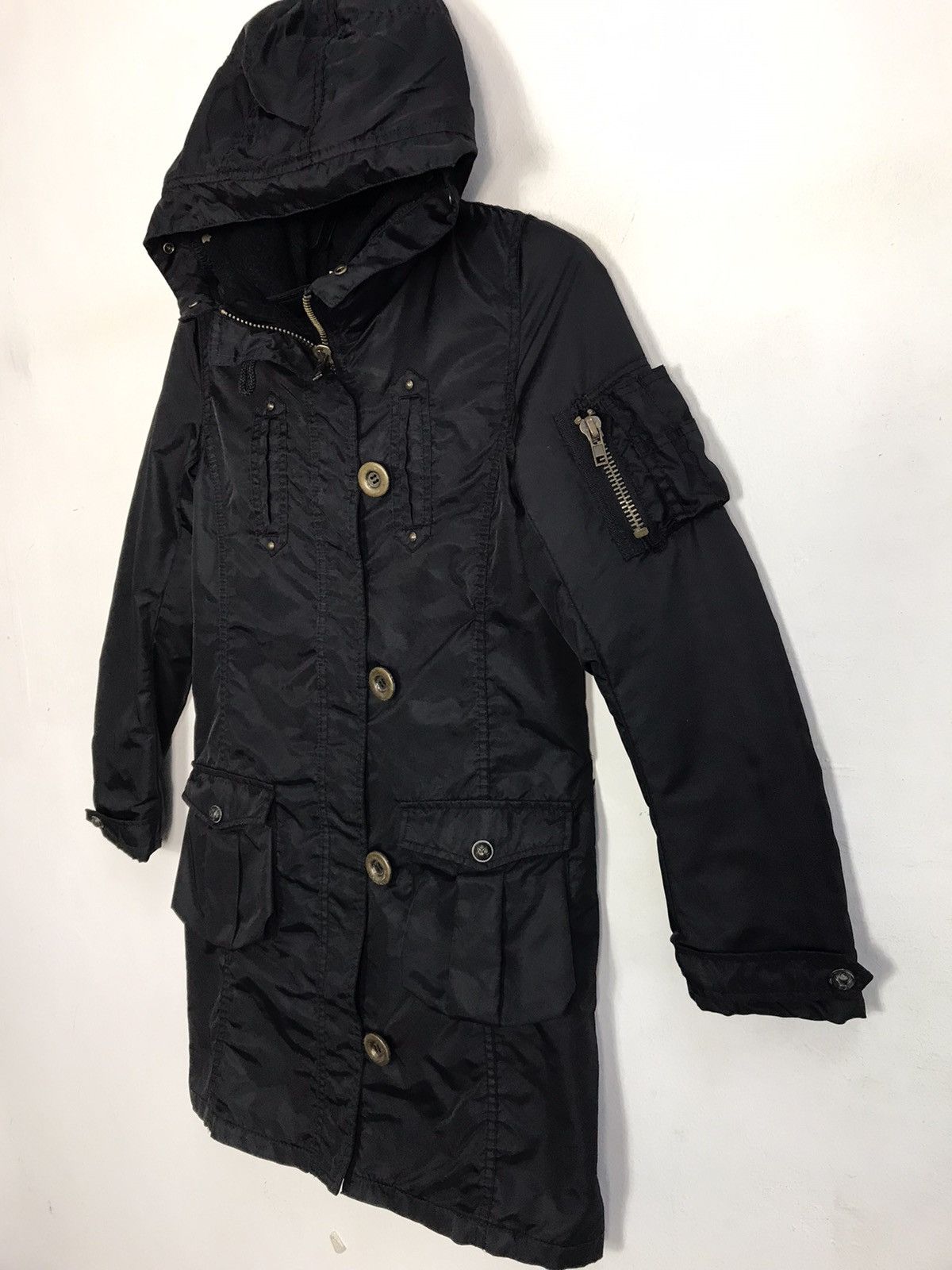 Vintage Vintage Air Force.Us.Army Parka Hoodie Style Size US S / EU 44-46 / 1 - 4 Thumbnail