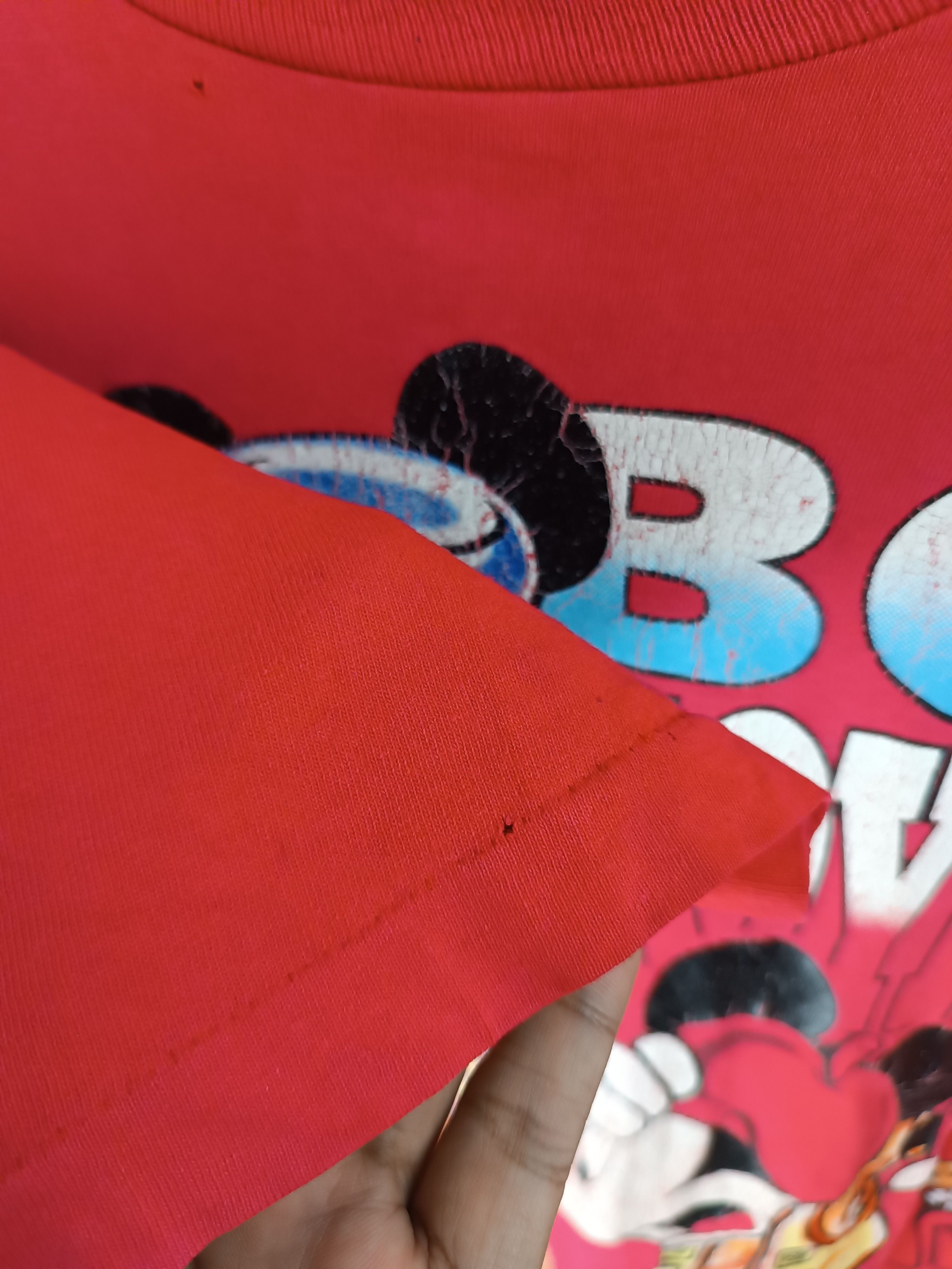 Mickey Mouse VINTAGE 90'S MICKEY MOUSE BON VOYAGE DISTRESSED TEE Size US XL / EU 56 / 4 - 17 Thumbnail