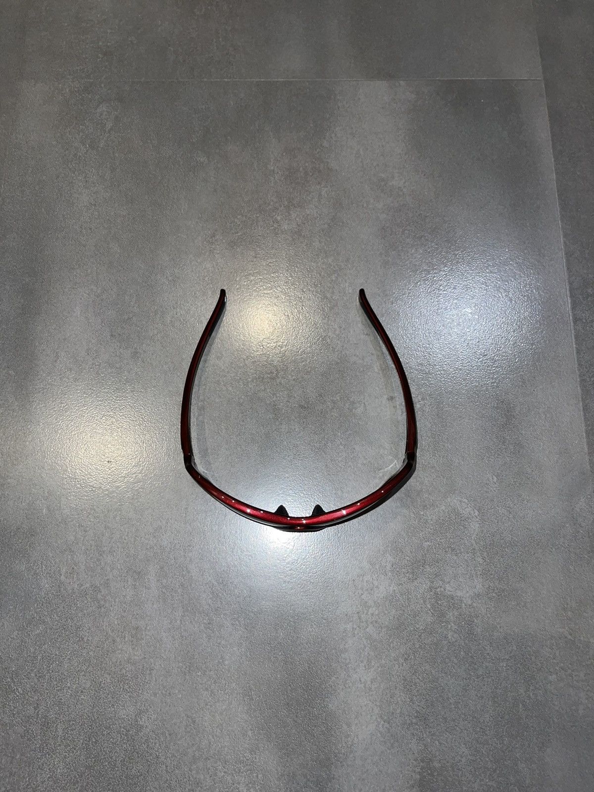 Oakley Oakley OO9202-02 "Break UP" Dark Red Shield Sunglasses Size ONE SIZE - 9 Thumbnail