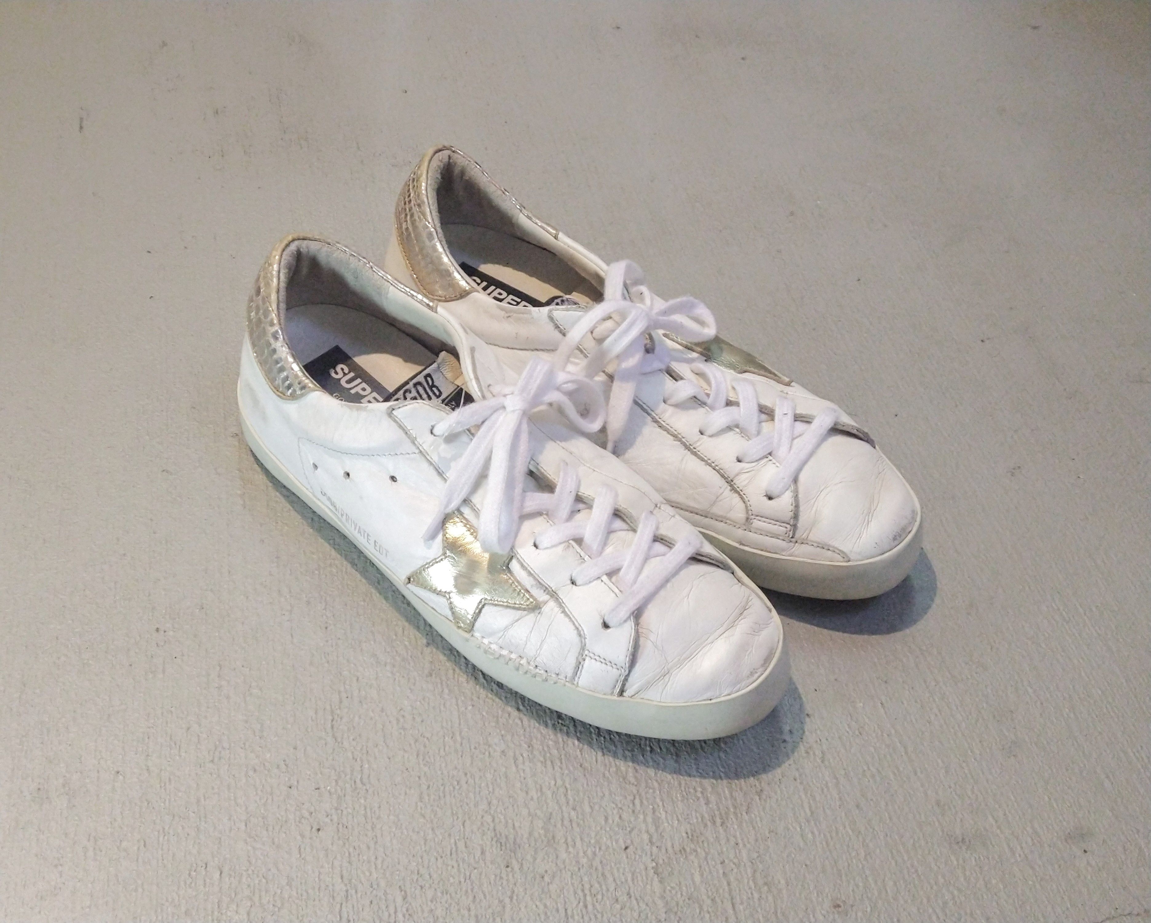 Golden Goose Golden Goose Superstar 8 41 Private Edition White Silver Size US 8 / EU 41 - 1 Thumbnail