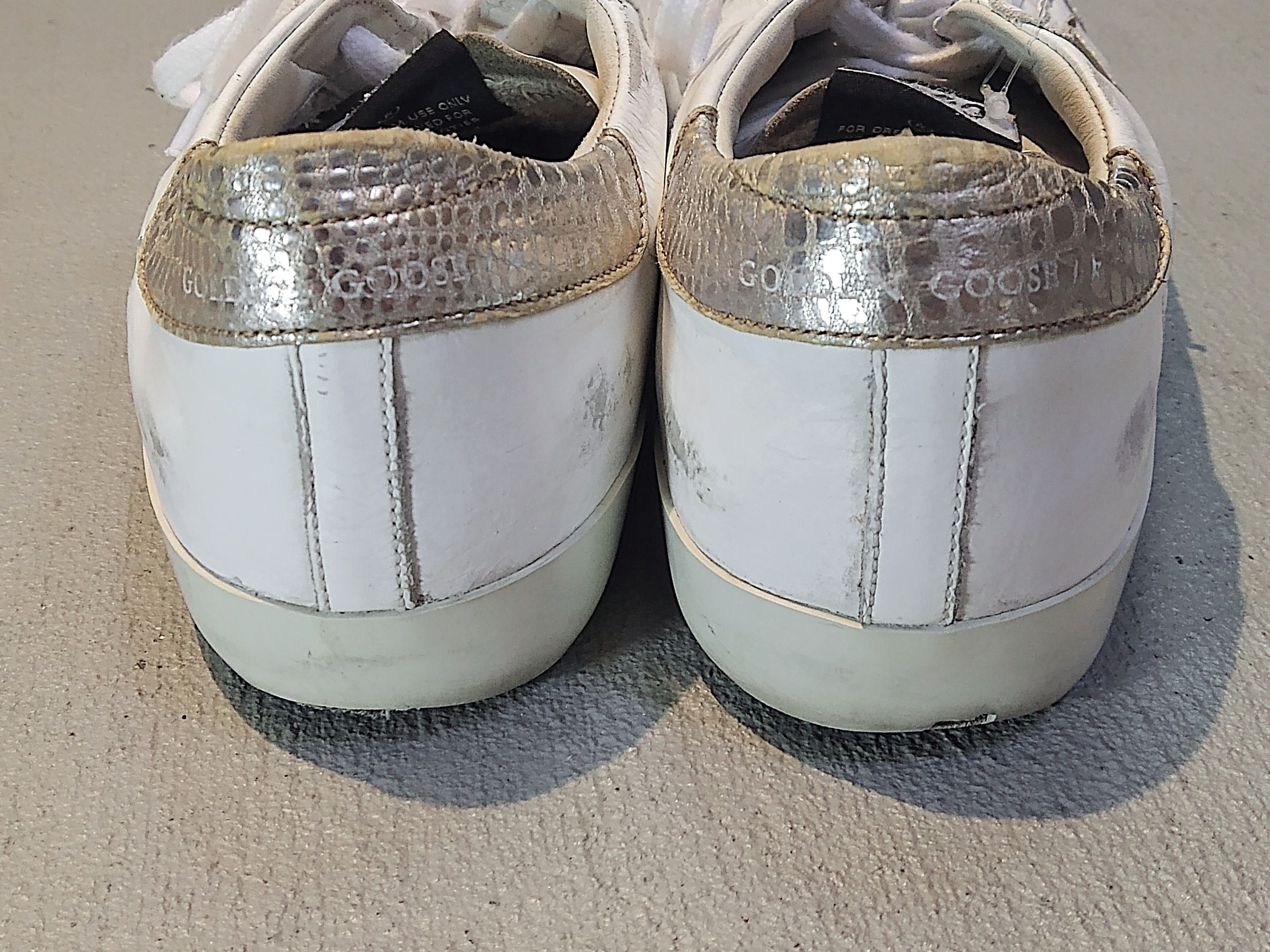 Golden Goose Golden Goose Superstar 8 41 Private Edition White Silver Size US 8 / EU 41 - 15 Thumbnail