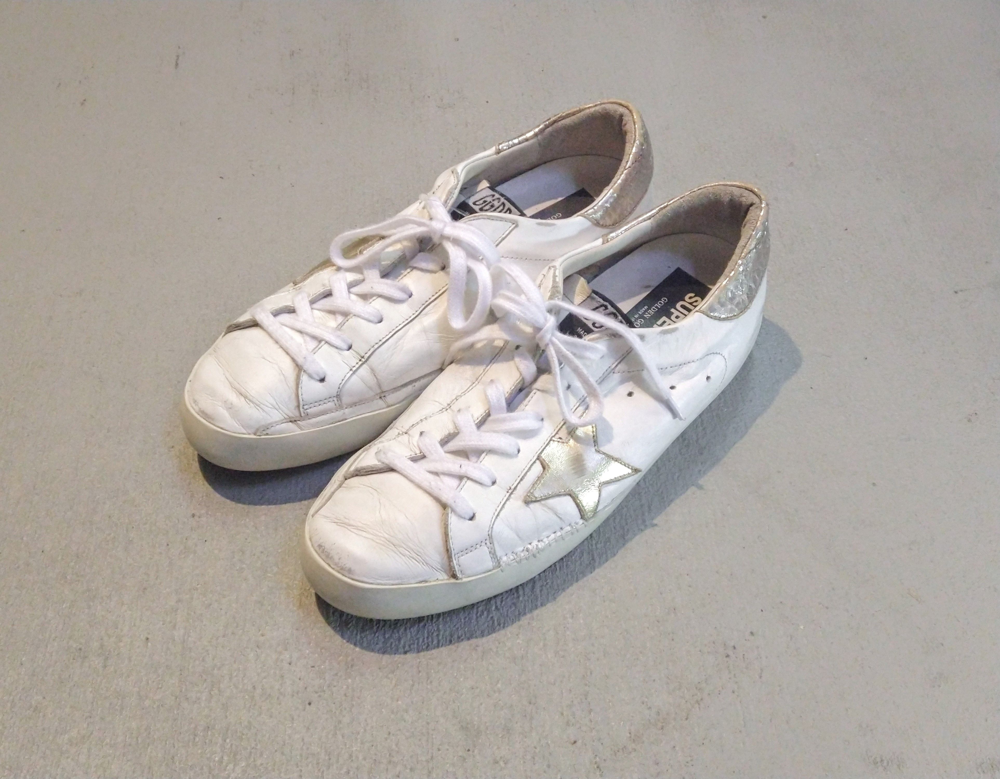 Golden Goose Golden Goose Superstar 8 41 Private Edition White Silver Size US 8 / EU 41 - 3 Thumbnail