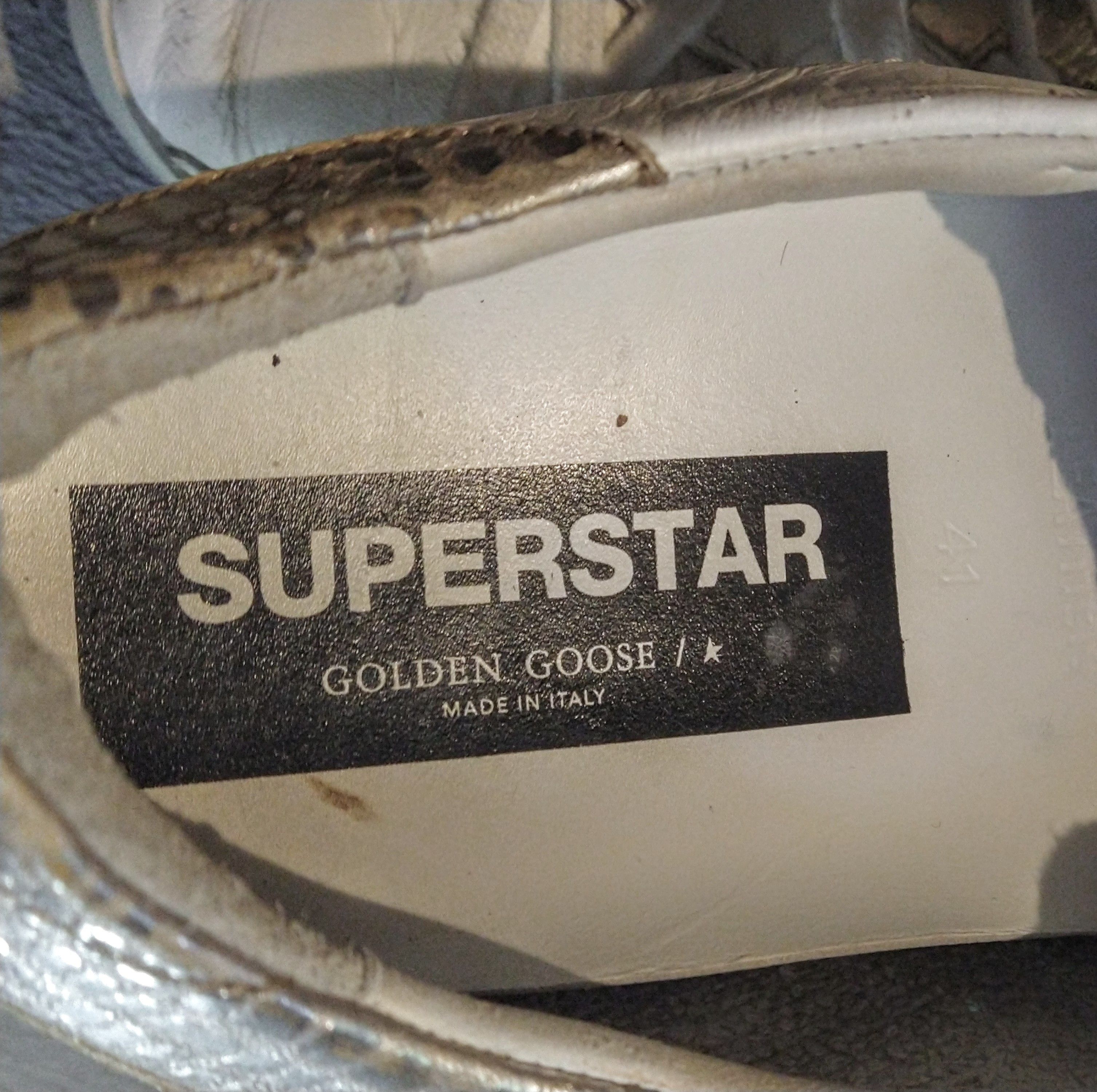 Golden Goose Golden Goose Superstar 8 41 Private Edition White Silver Size US 8 / EU 41 - 13 Thumbnail