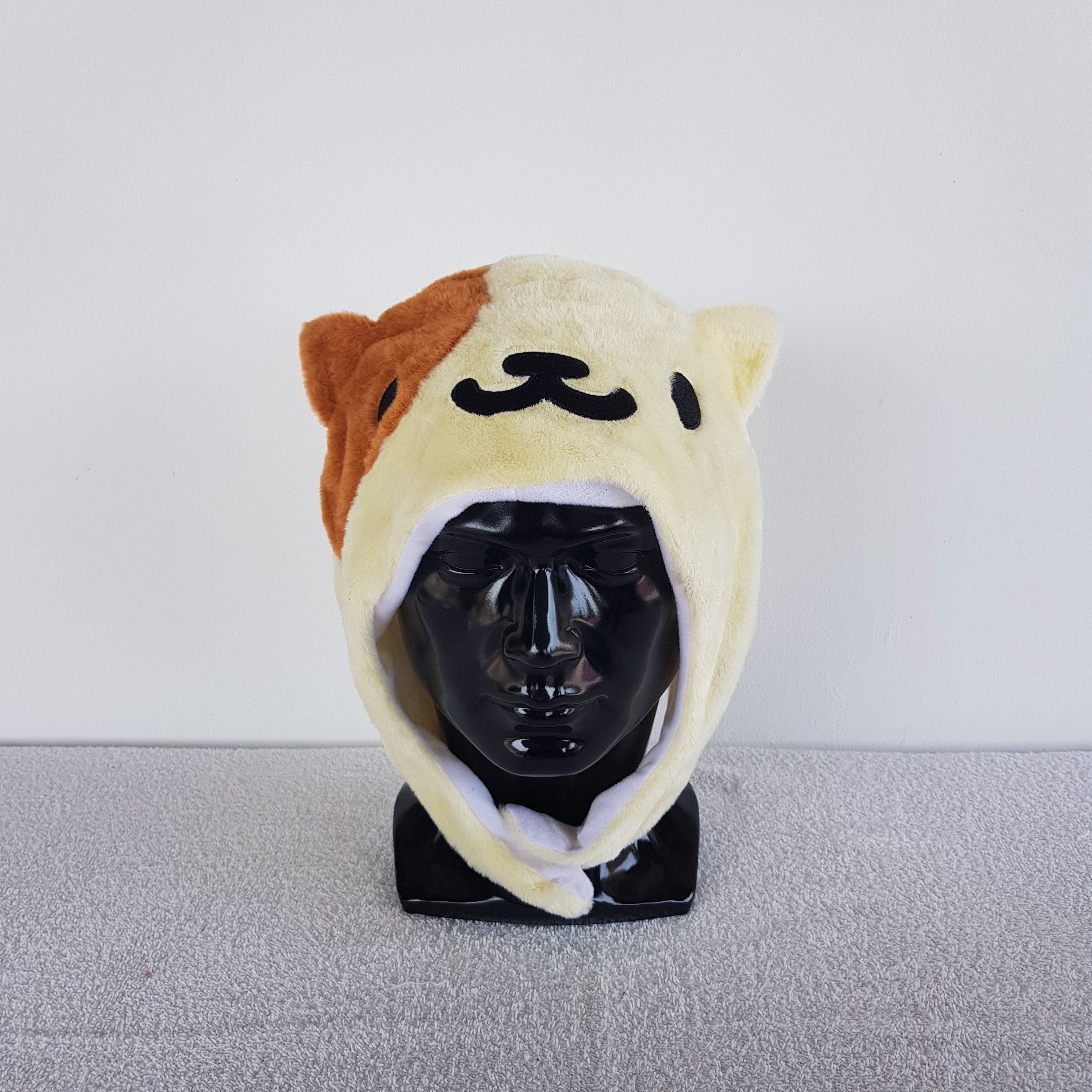 Japanese Brand × Vintage Bear Face Beanie Snow Cap Cute Japanese Hats - AC10357. Size ONE SIZE - 1 Thumbnail