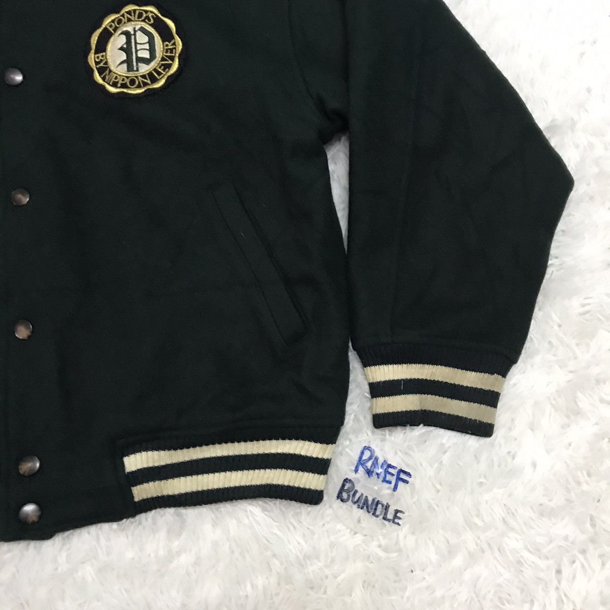 Japanese Brand Pro onward Pond’s by Nippon Lever varsity jacket Size US L / EU 52-54 / 3 - 4 Thumbnail