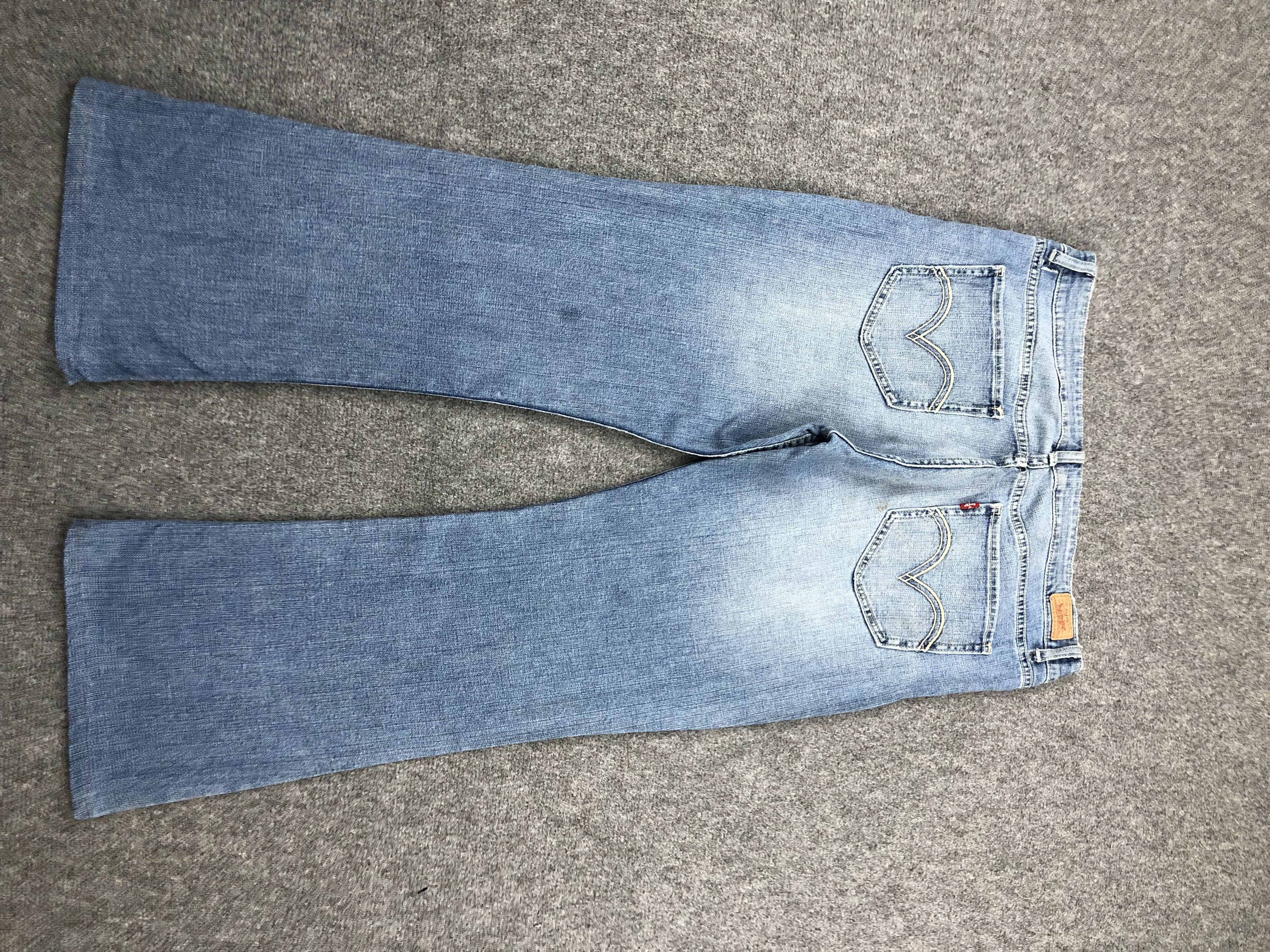 Levi's × Vintage Vintage Levis 518 Flared Bootcut Bell Bottom Jeans DP1406 Size US 35 - 3 Thumbnail