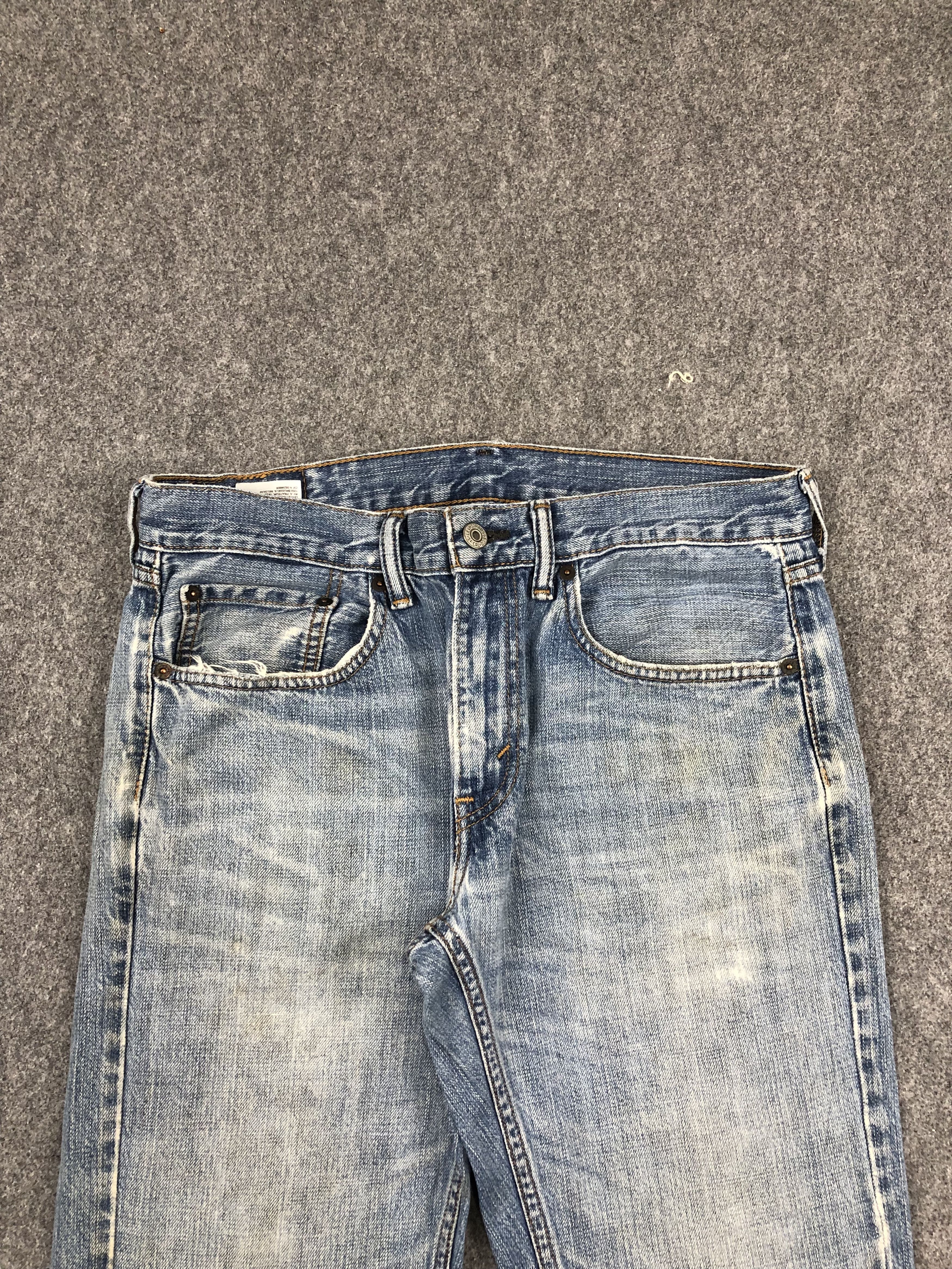 Levi's × Vintage Vintage Levis 559 Faded Blue Jeans Size US 33 - 2 Thumbnail